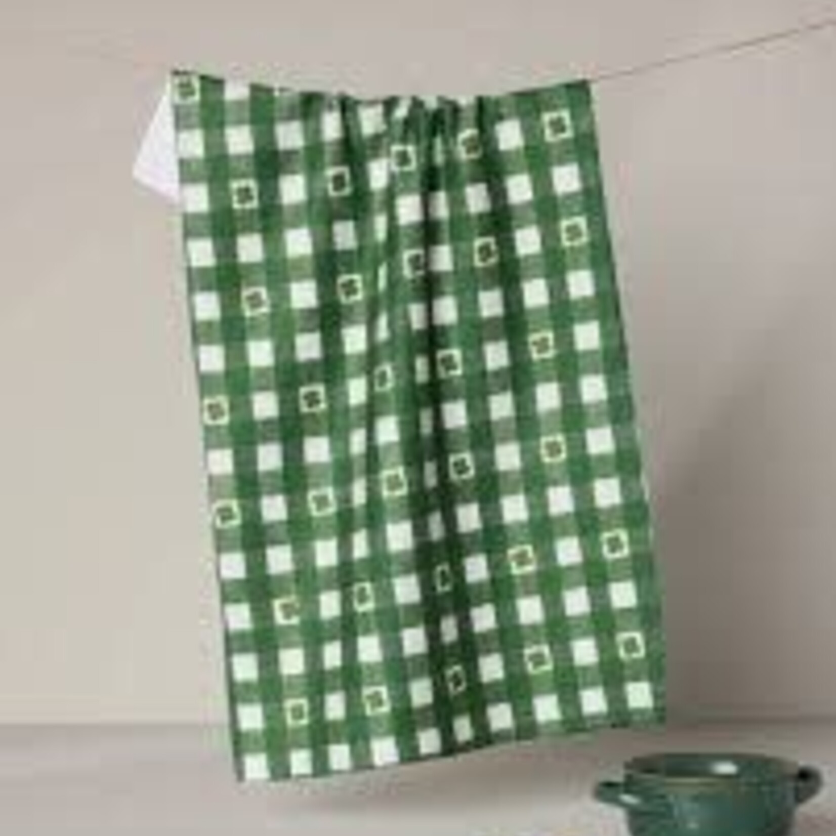 Geometry Fortunate Gingham Tea Towel | Geometry