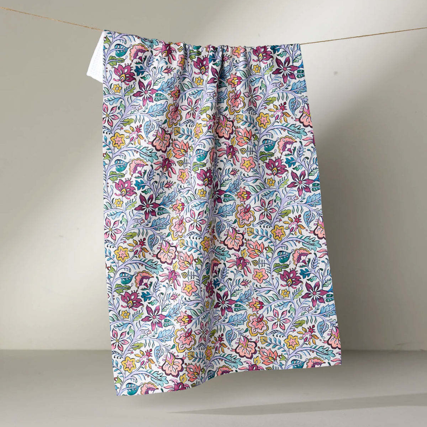 Geometry Amethyst Tea Towel | Geometry