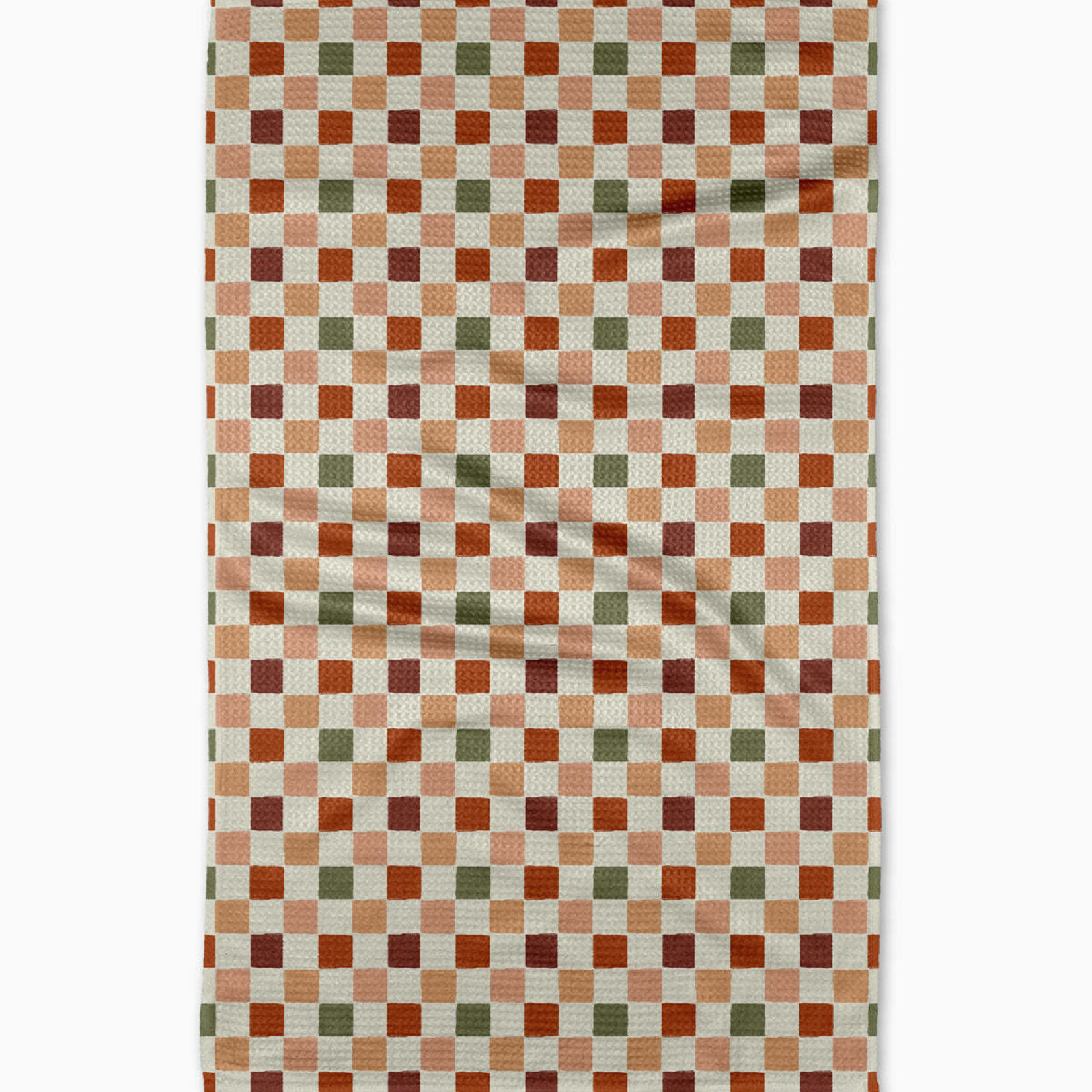 Geometry Cozy Check Tea Towel | Geometry