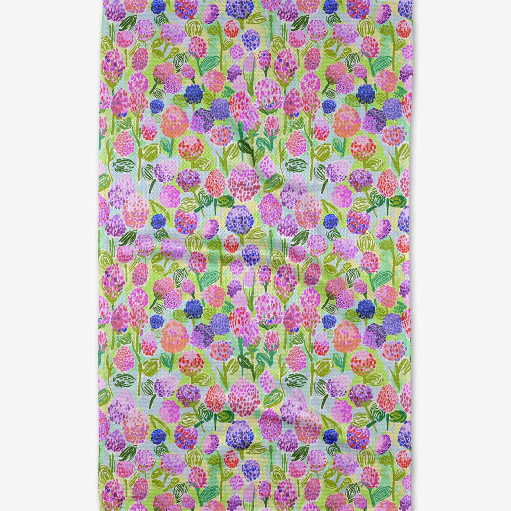 Geometry Spring Clovers Tea Towel | Geometry