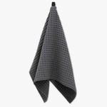 Geometry Charcoal Waffle Hand Towel | Geometry