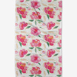 Geometry Global Pink Peony Tea Towel | Geometry Global