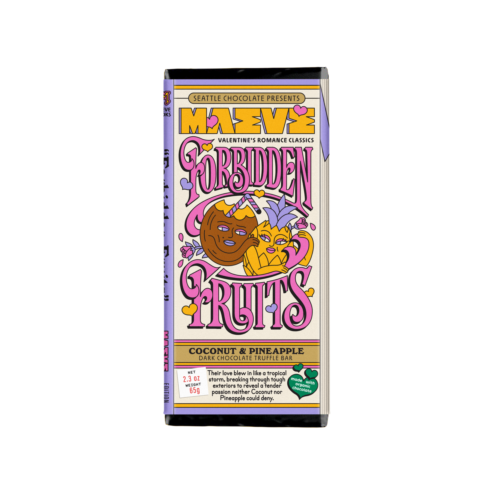 Seattle Chocolate Presents Maeve Valentine's - Forbidden Fruits Truffle Bar | Seattle Chocolate Presents Maeve