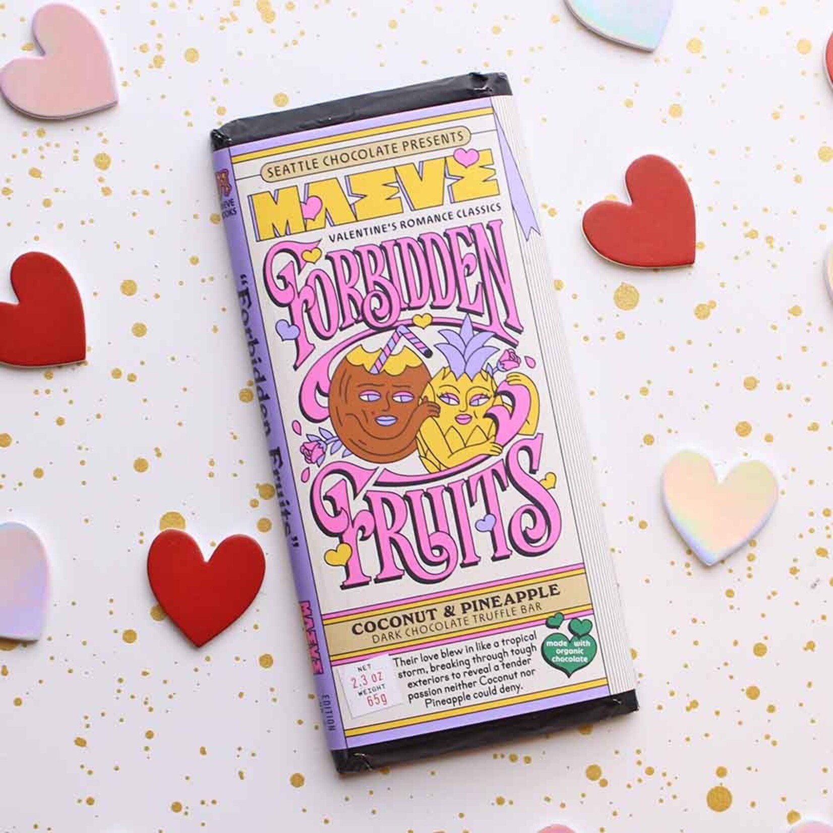 Seattle Chocolate Presents Maeve Valentine's - Forbidden Fruits Truffle Bar | Seattle Chocolate Presents Maeve