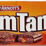 LONG ISLAND CANDY FACTORY Tim Tam Australian Chewy Caramel Cookie Biscuits 6.17 oz
