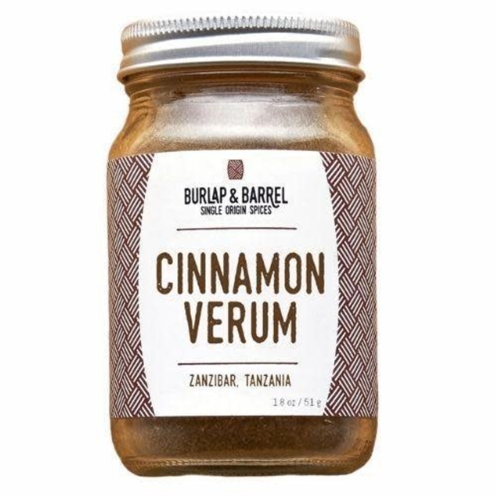 Burlap & Barrel Cinnamon Verum (Ceylon cinnamon) - Single Origin Spice | 1.8 oz glass jar | Burlap & Barrel