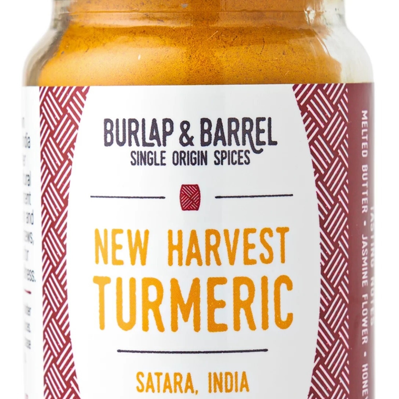 Burlap & Barrel New Harvest Turmeric - Single Origin Spice & Seasoning | 1.9 oz glass jar | Burlap & Barrel