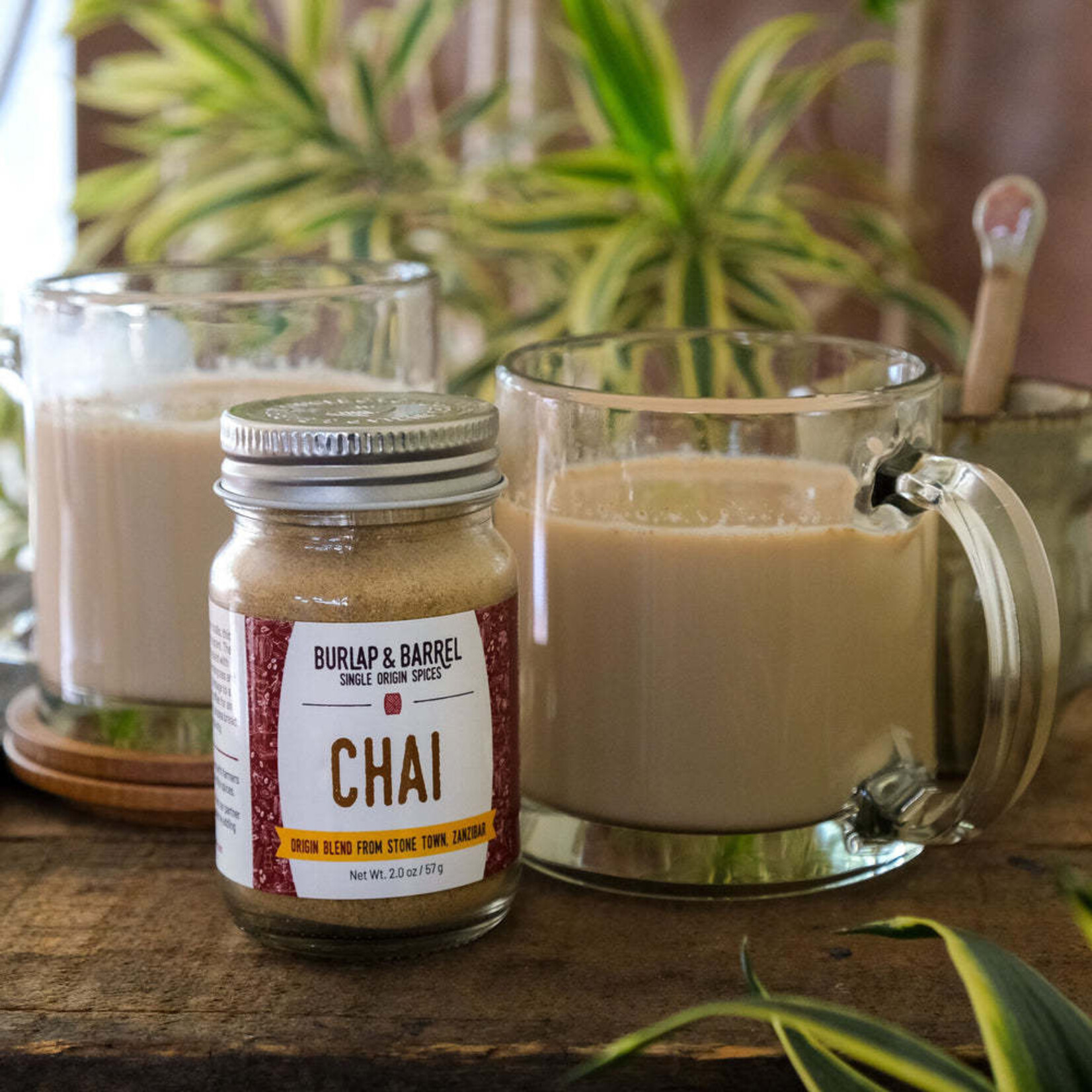 Burlap & Barrel Chai - Single Origin Spice Blend | 2.0 oz glass jar | Burlap & Barrel