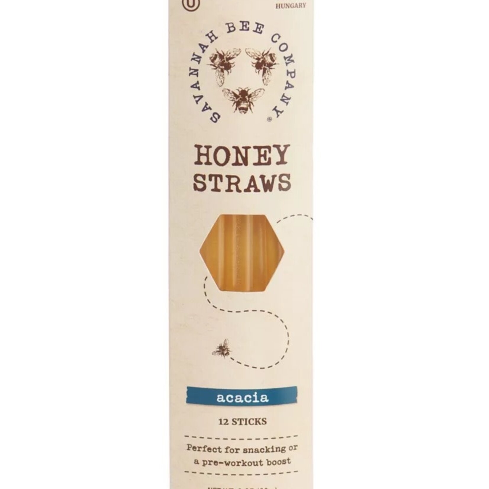 Savannah Bee Company Honey Straw 12 Pack | Savannah Bee Company