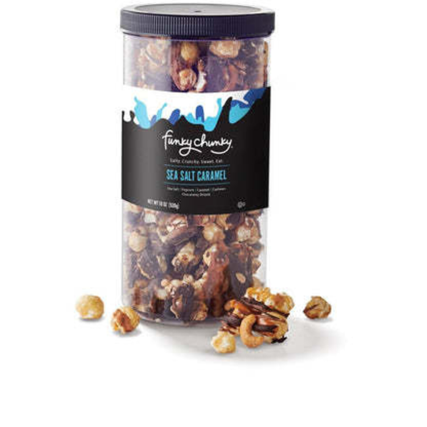 Funky Chunky Sea Salt Caramel | Caramel Corn Chocolate Popcorn | 5 oz bags