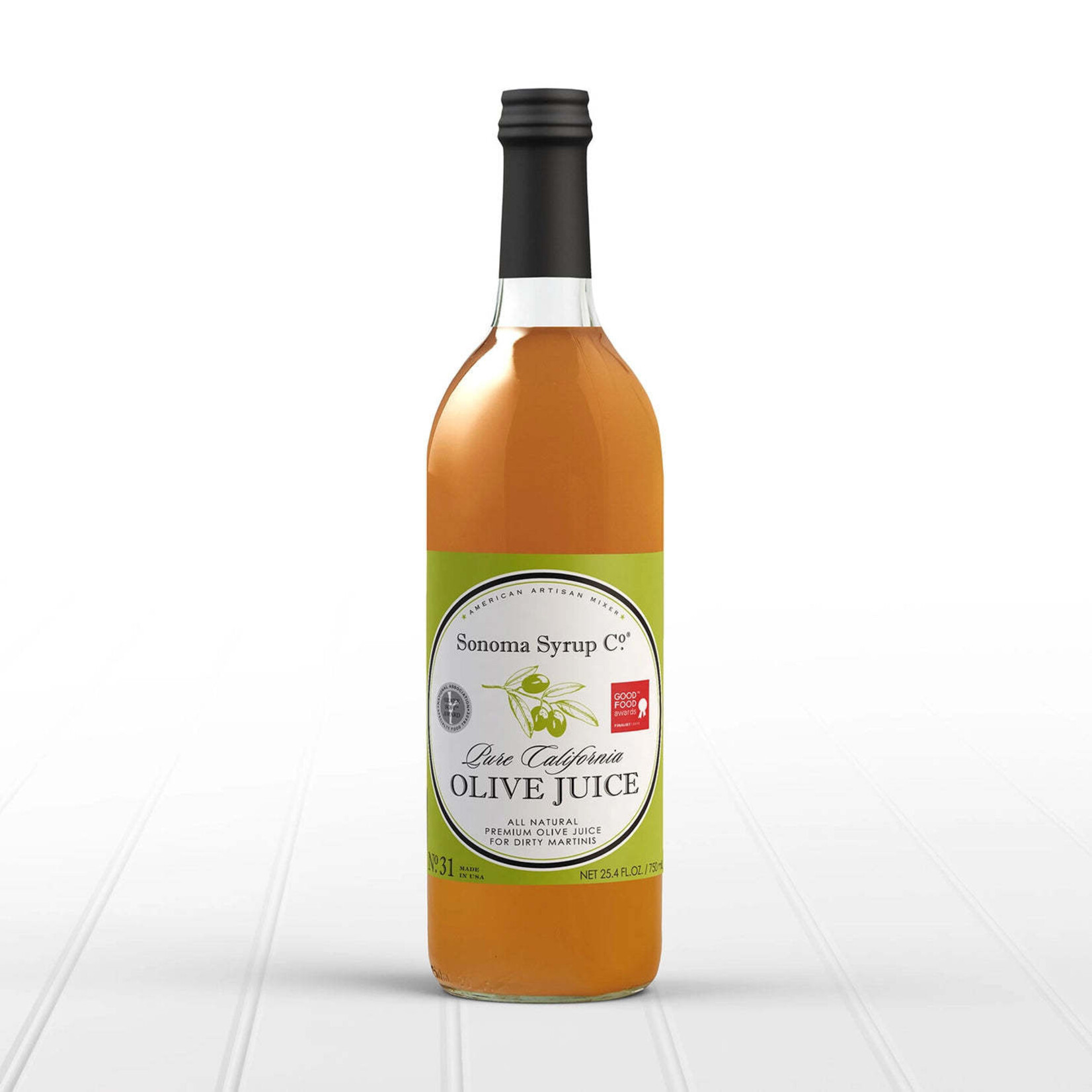 Sonoma Syrup Co. 25.4 oz Pure Sonoma Olive Juice | Sonoma Syrup Co.