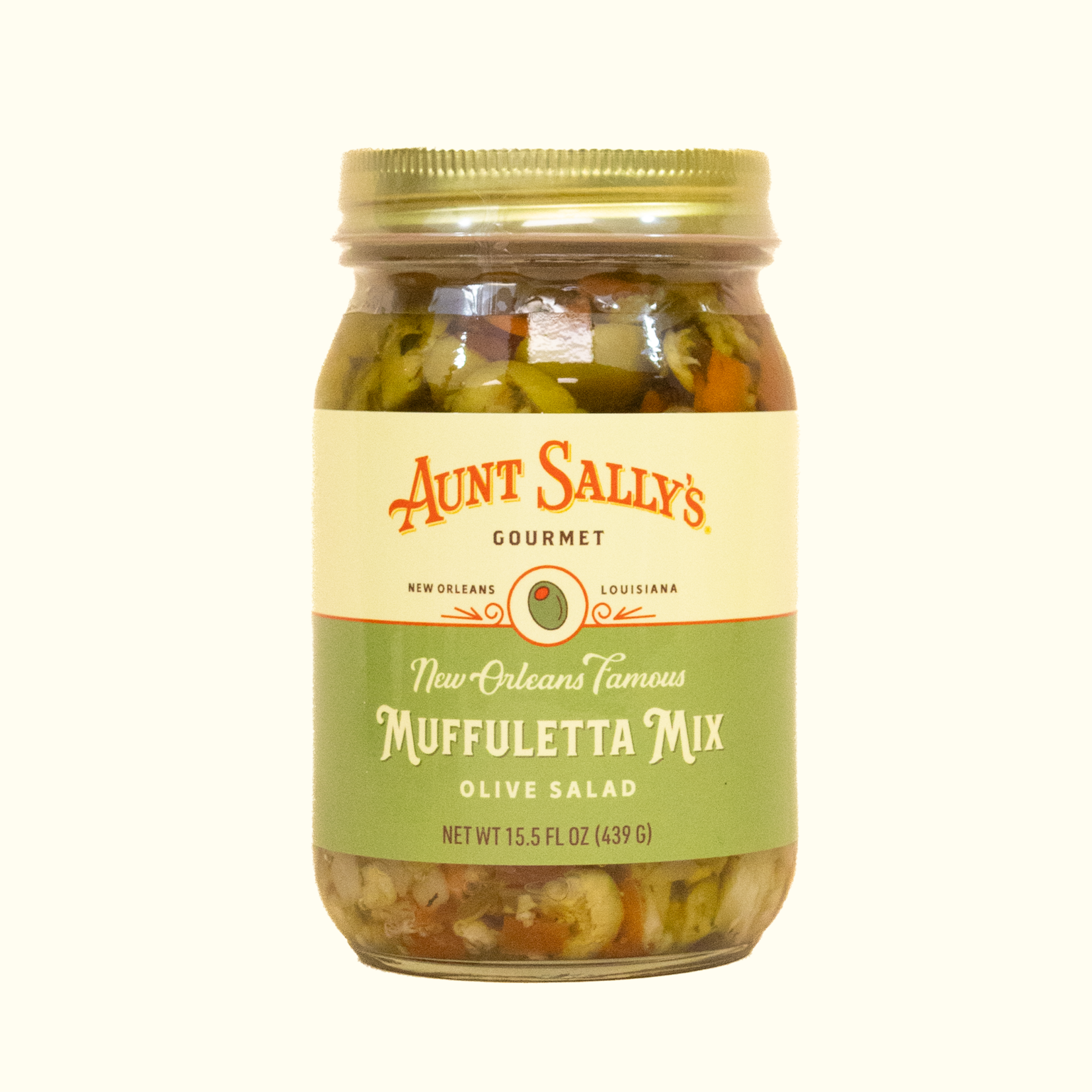 Aunt Sally's Pralines Muffuletta Mix / Olive Salad 16 oz | Aunt Sally's Pralines