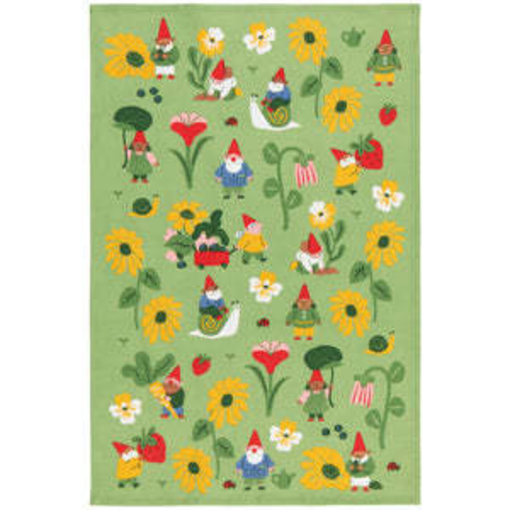 Danica Brands Tea Towel - Printed Gnome Grown
