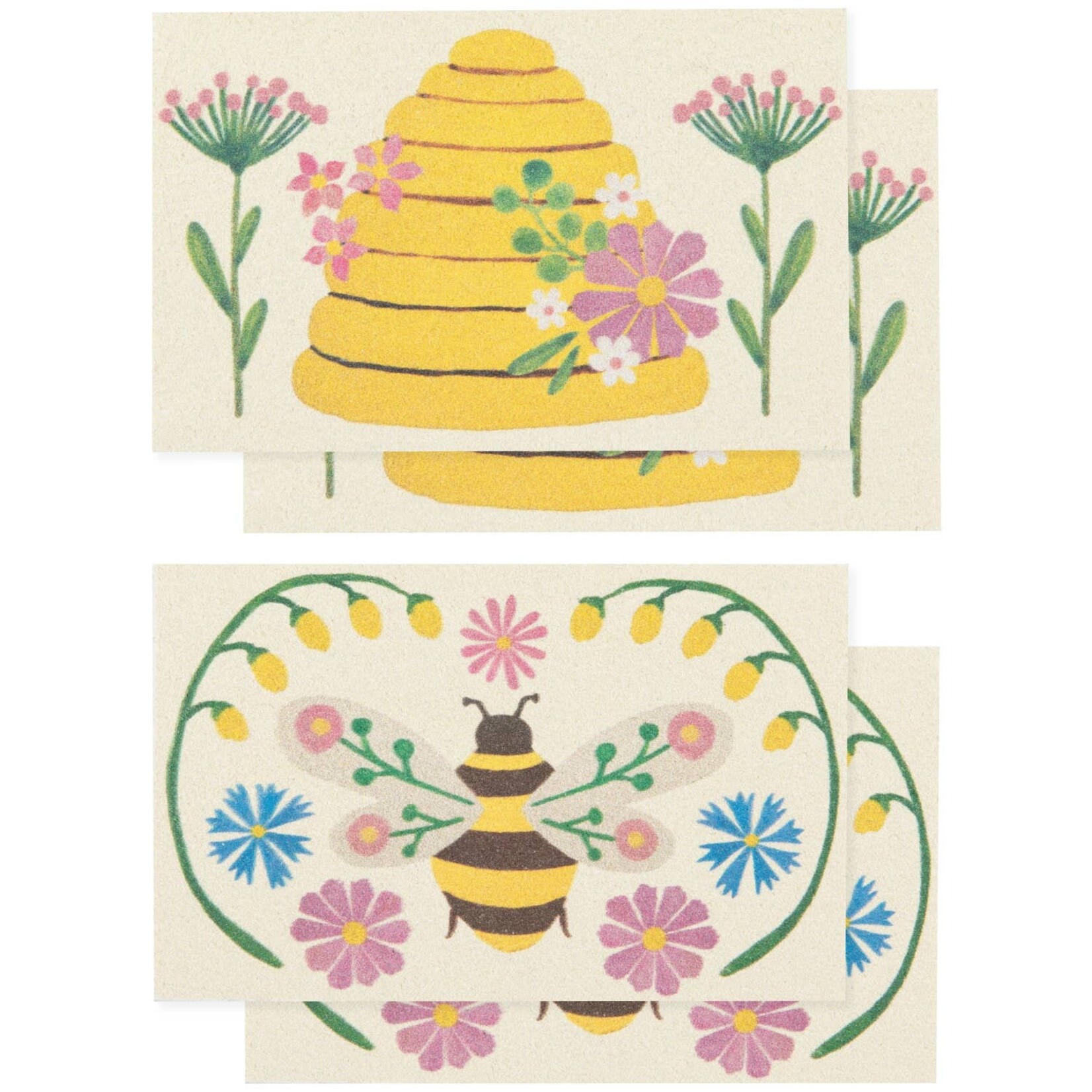 Danica Brands Sponge - Pop Up Set/4 Bee Garden | Danica Brands
