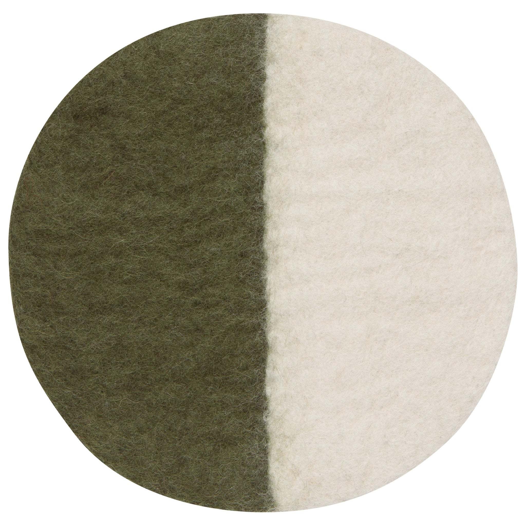 Danica Brands Trivet - Wool Braid Olive Branch | Danica Brands