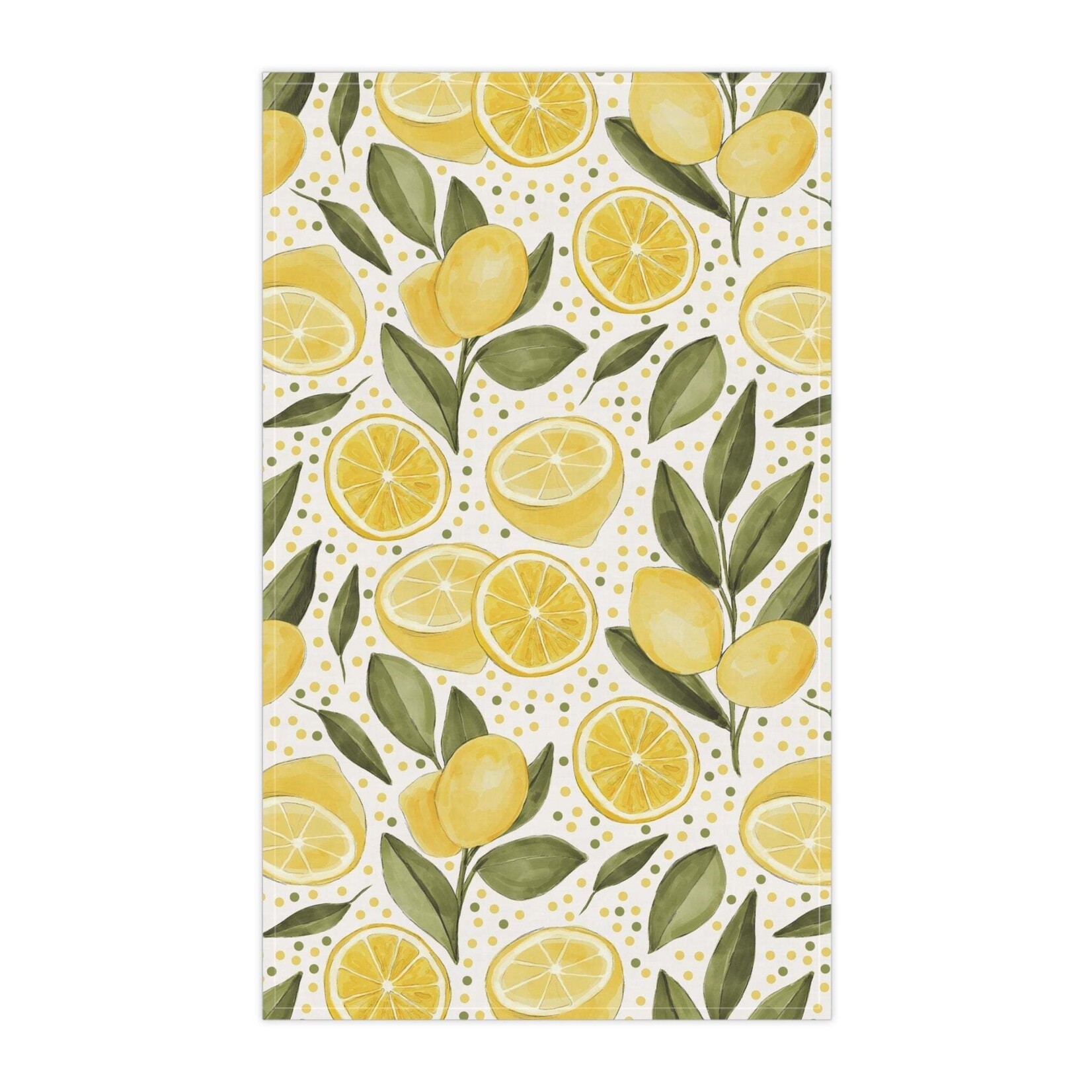 Geometry Amalfi Lemons Tea Towel | Geometry