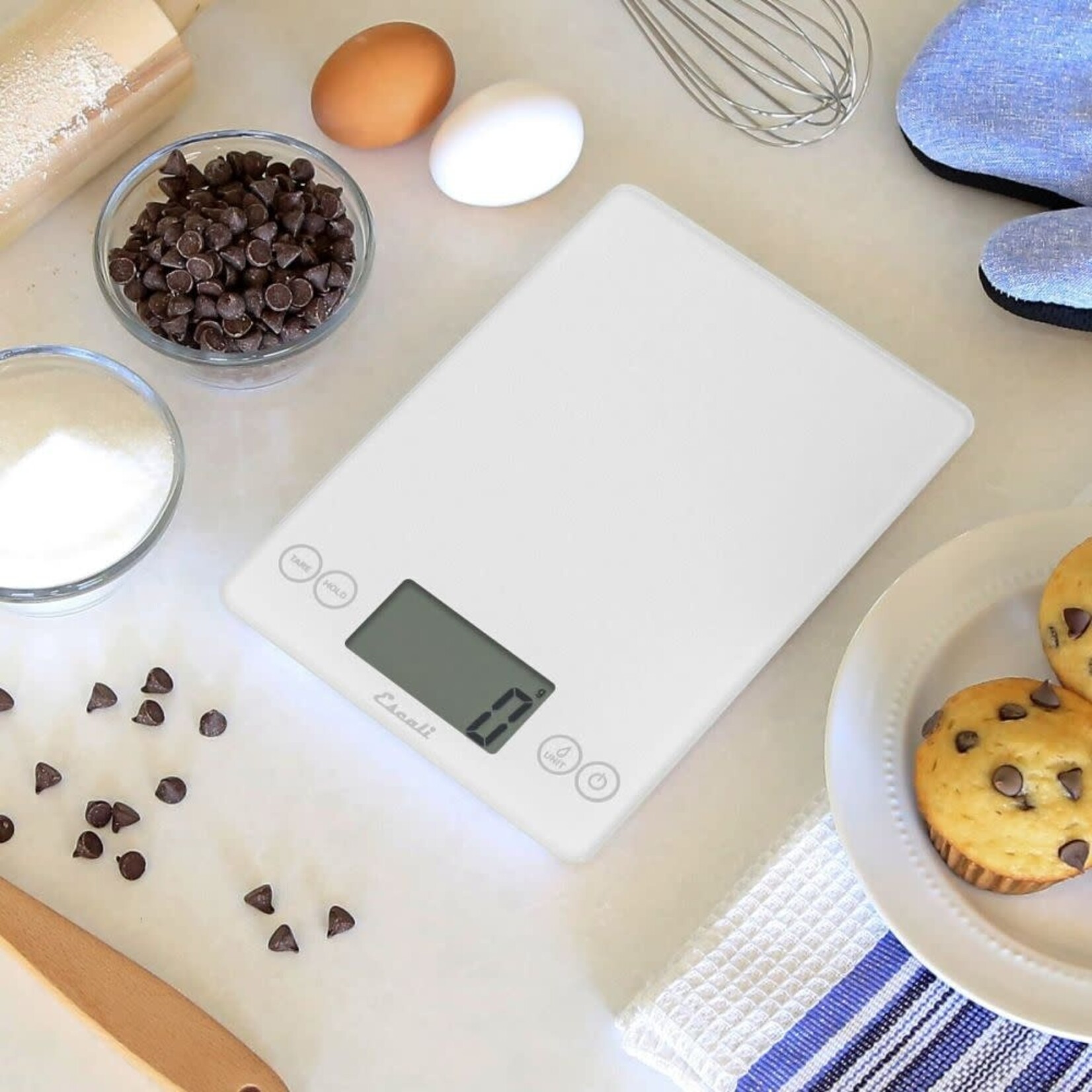 Arti Glass Digital Scale - Frost White | Kitchen Supply