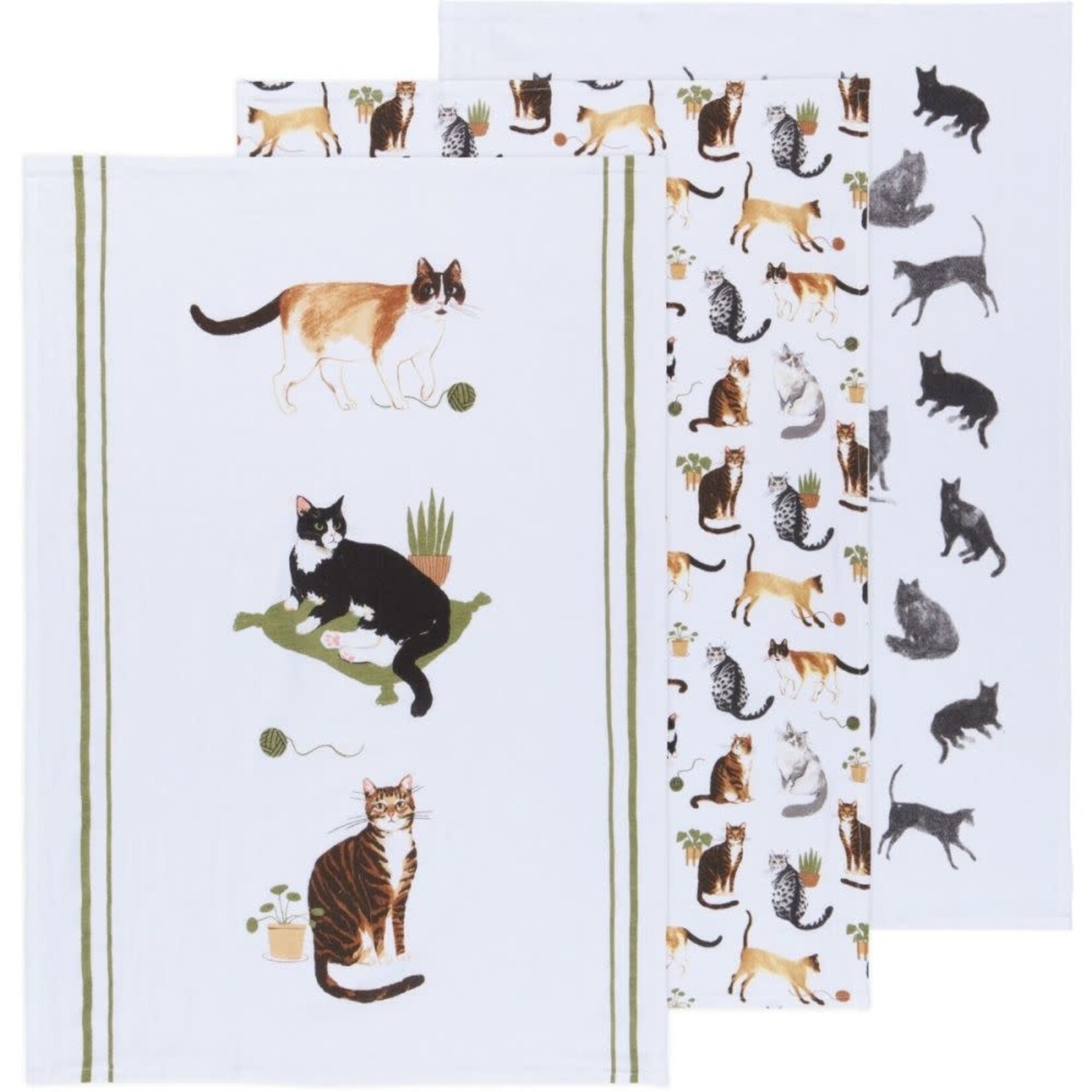 Danica Brands Baker's Floursack Dishtowels Set of 3 - Cat Collective | Danica Brands