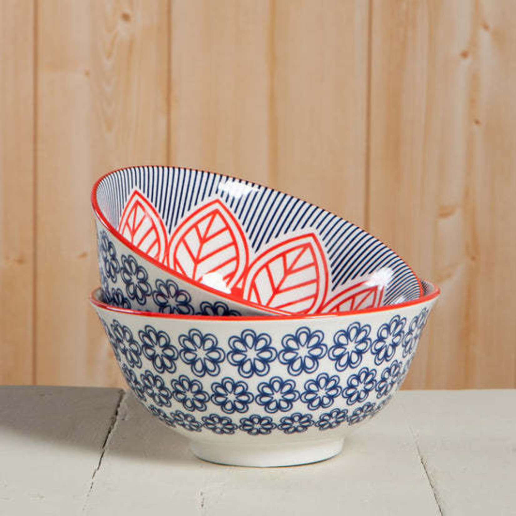 Danica Brands Bowl - 6inch Red Floral | Danica Brands