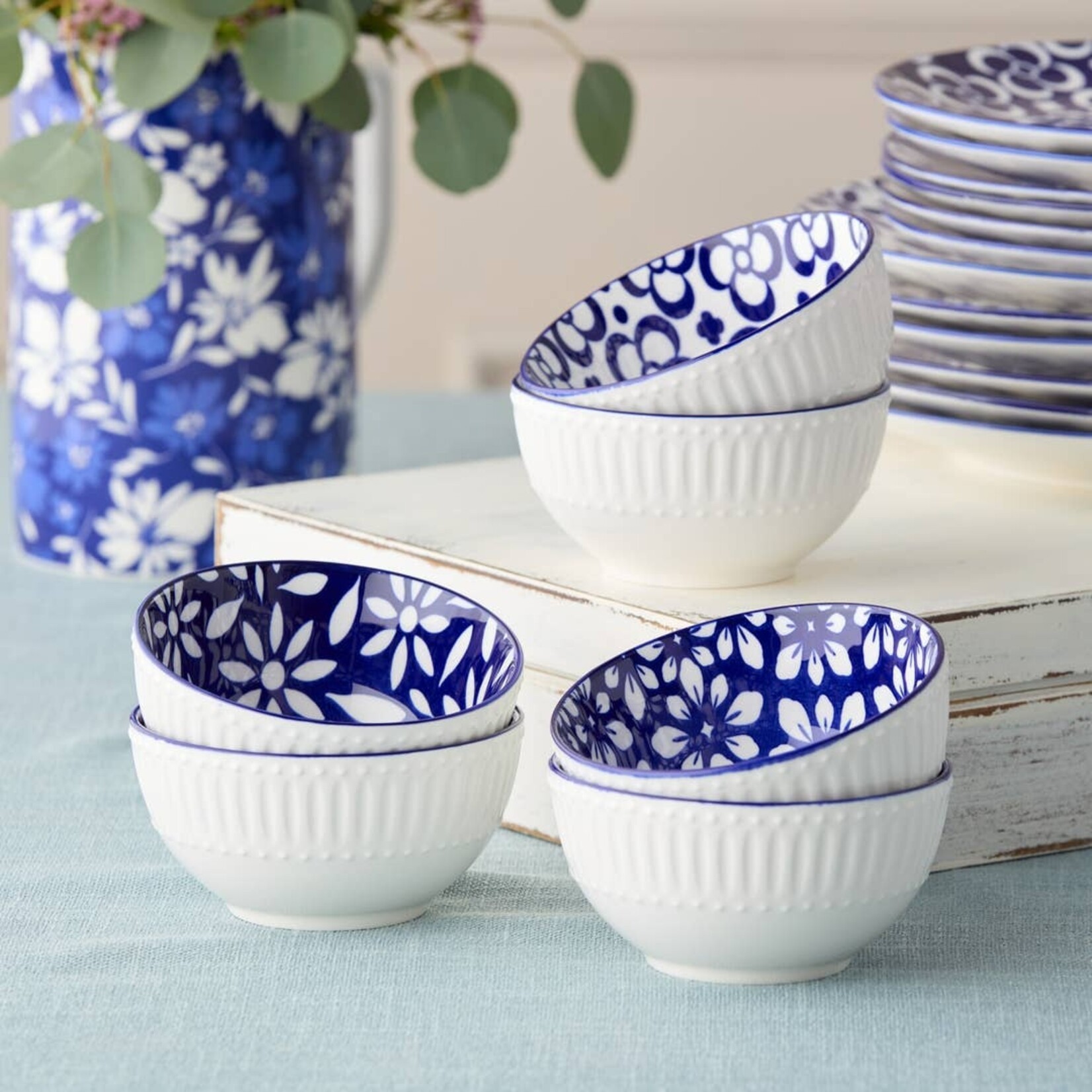 Danica Brands Bowl - 8inch Blue Geo | Danica Brands