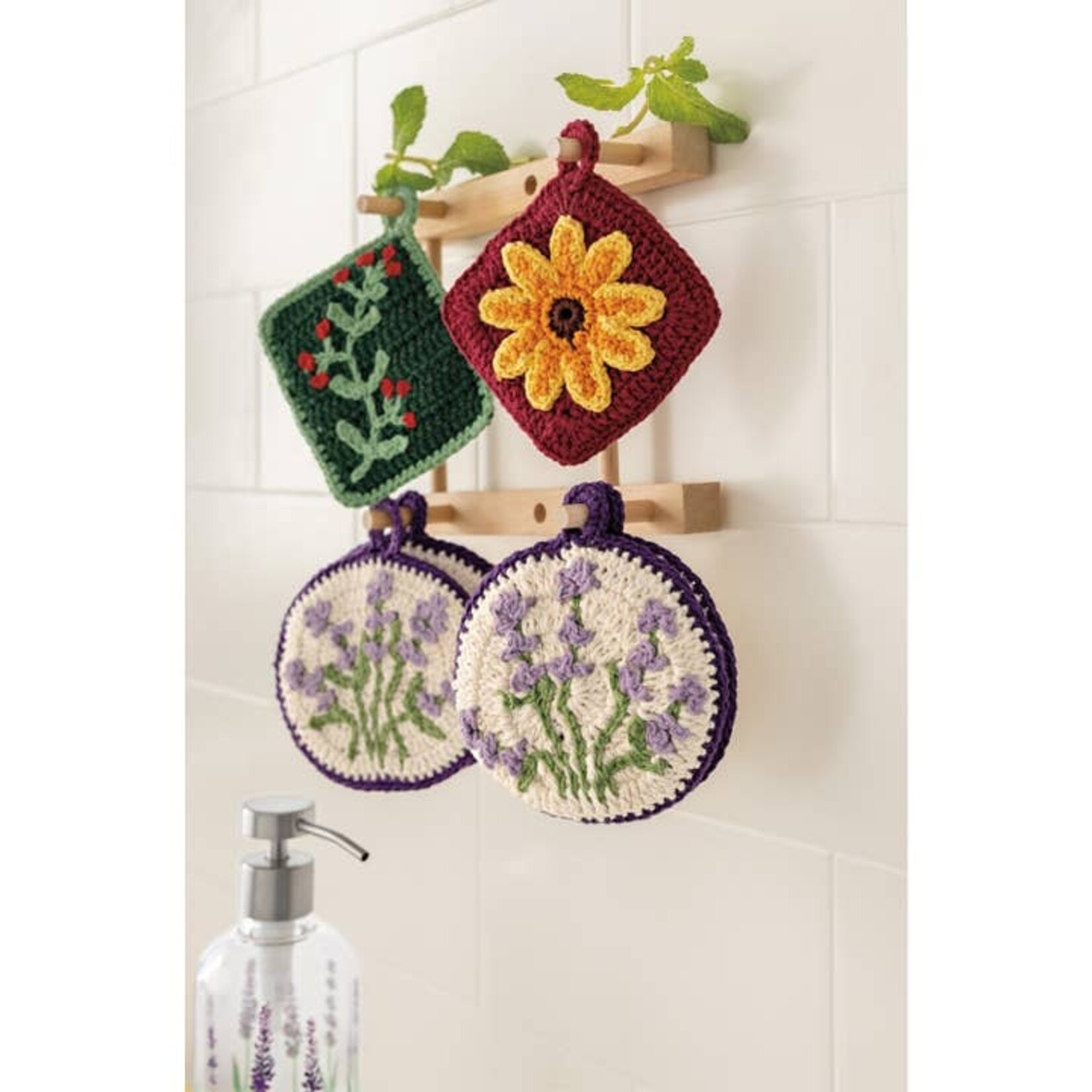Danica Brands Dishcloth Set/2 - Crochet Sponge Lavender | Danica Brands