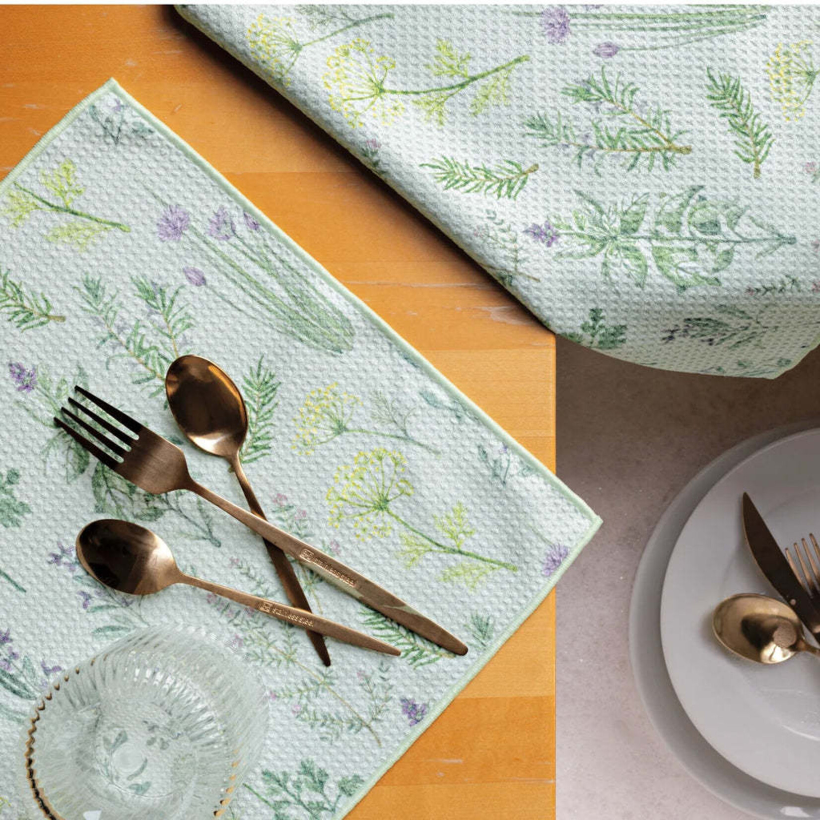 Danica Brands Fresh Herbs Recycled Microfibre Dishcloth Set | Danica Brands