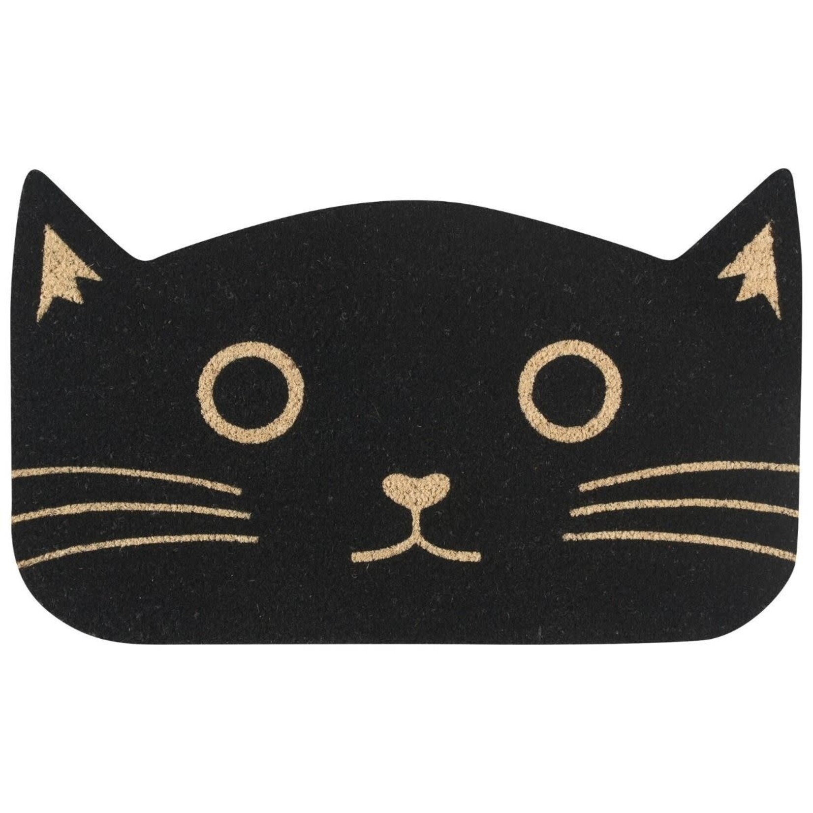 Danica Brands Black Cat Shaped Coir Doormat | Danica Brands