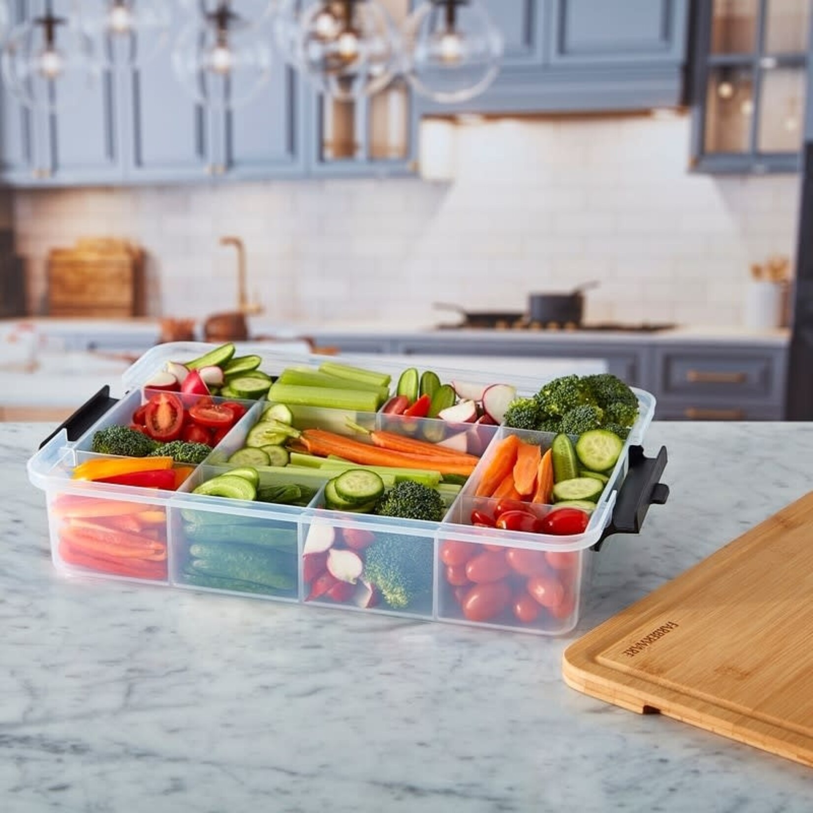 Farberware  11x16 Snacklebox – Bamboo | Lifetime Brands