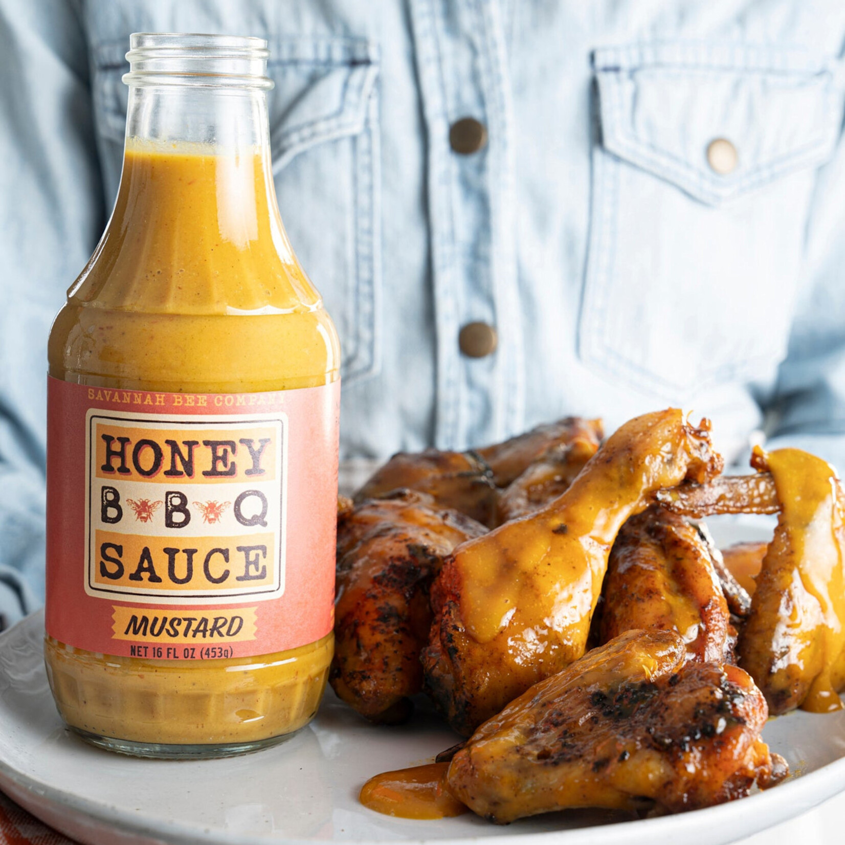 Savannah Bee Company Honey BBQ Sauce Mustard | Savannah Bee Company
