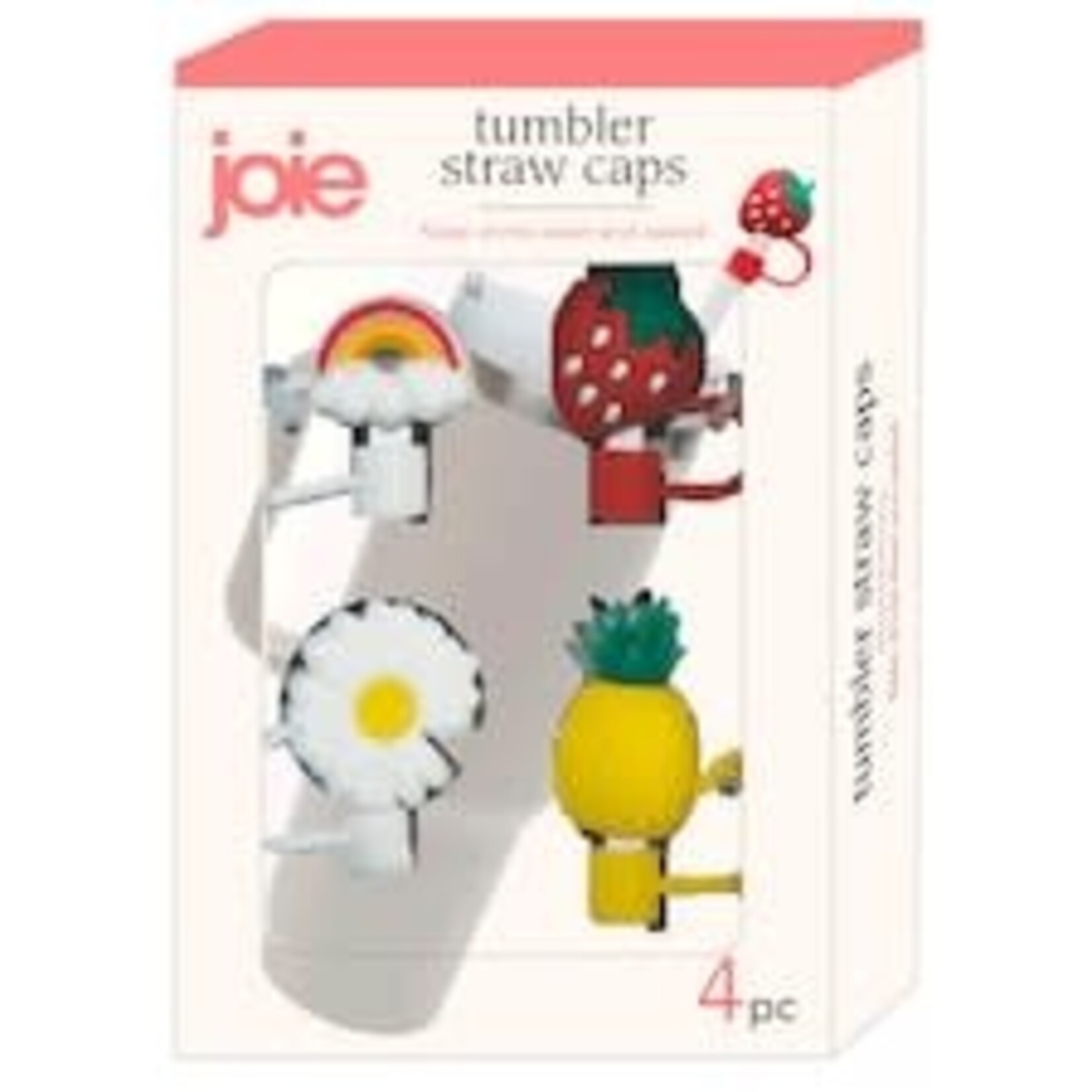 Harold Import Co. Joie Straw Cap, Tumbler Shape, Set of 4 | Harold Import Co.