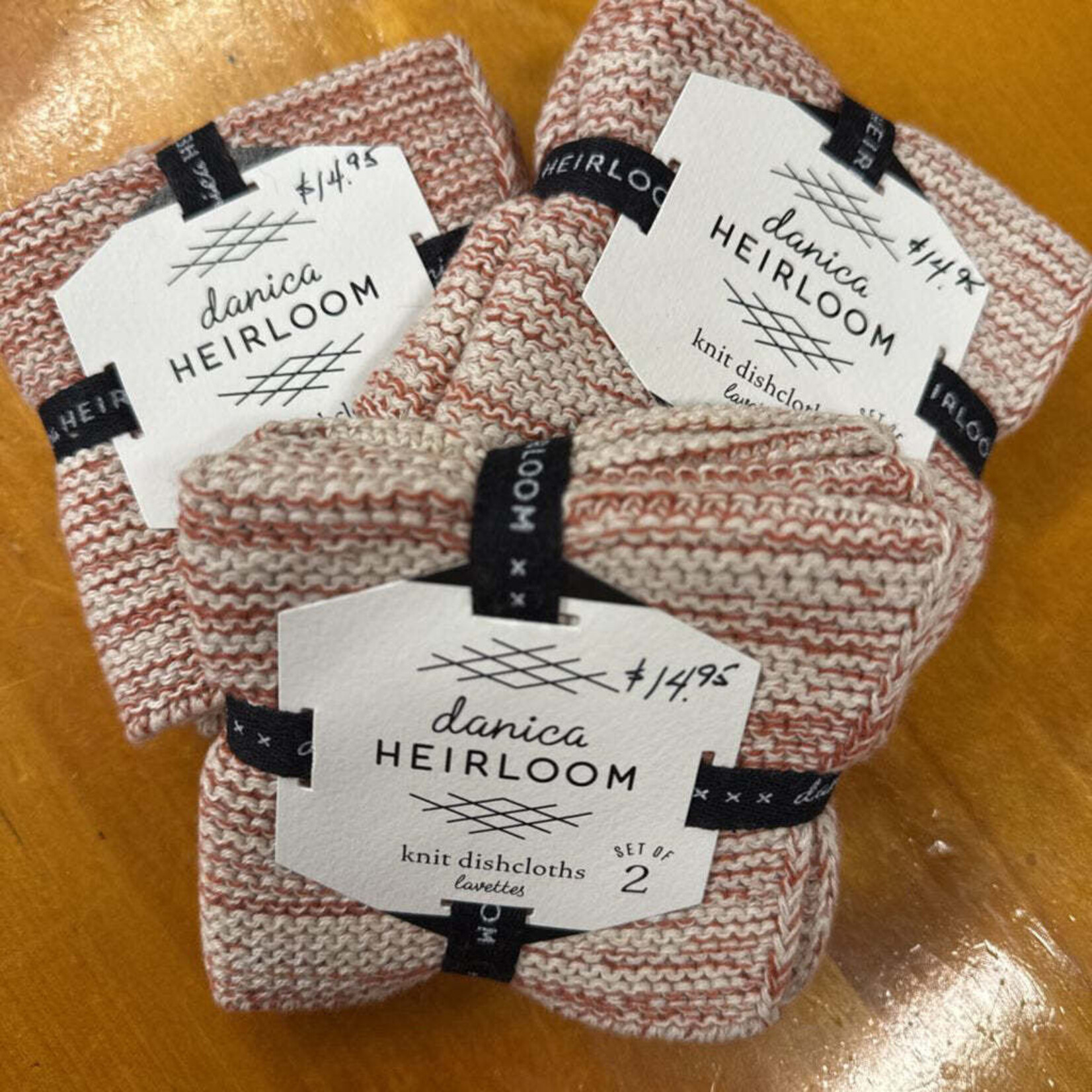 Danica Brands Knit Dishcloths Set of 2 - Clay | Danica Brands