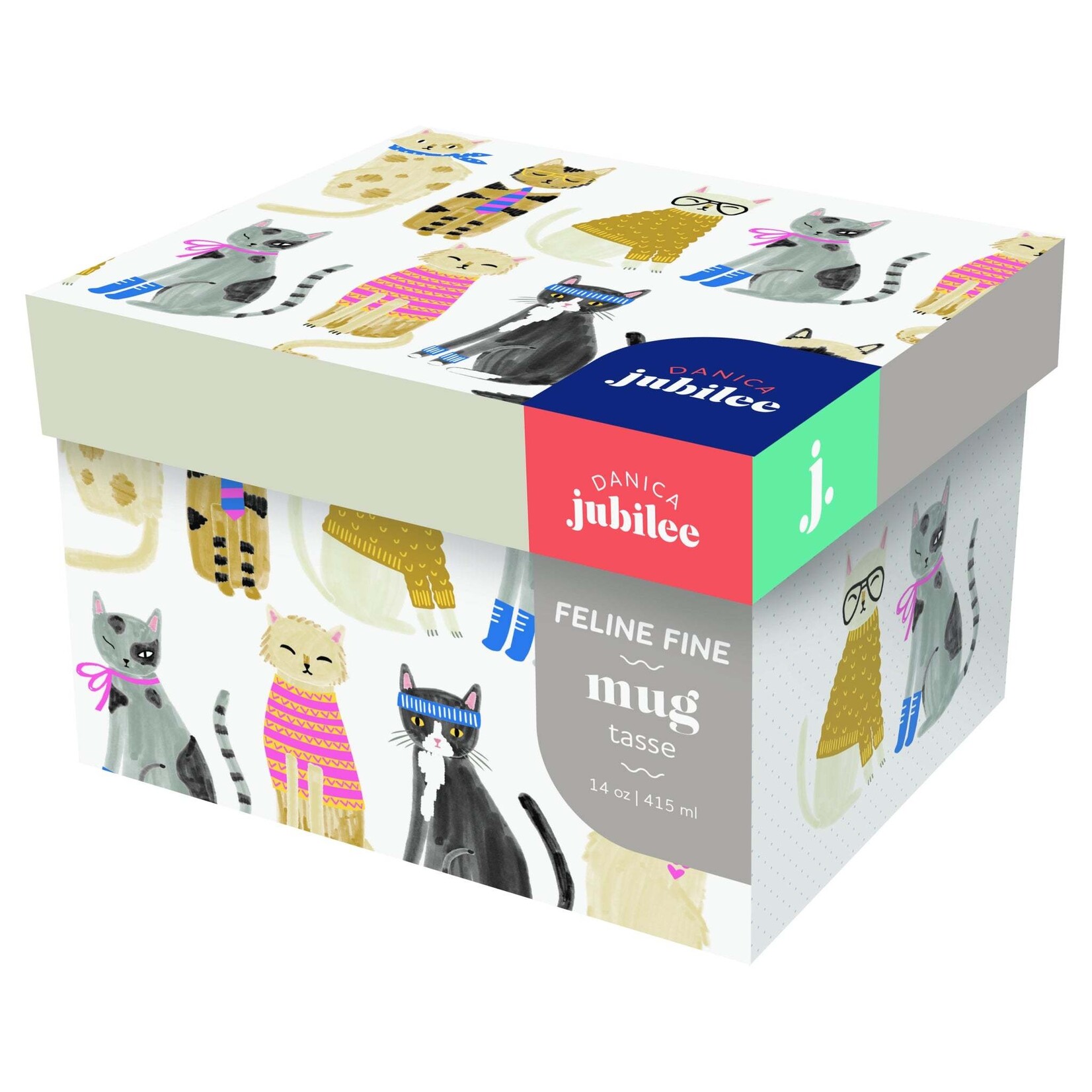 Danica Brands Mug - in a box 14oz Feline Fine | Danica Brands