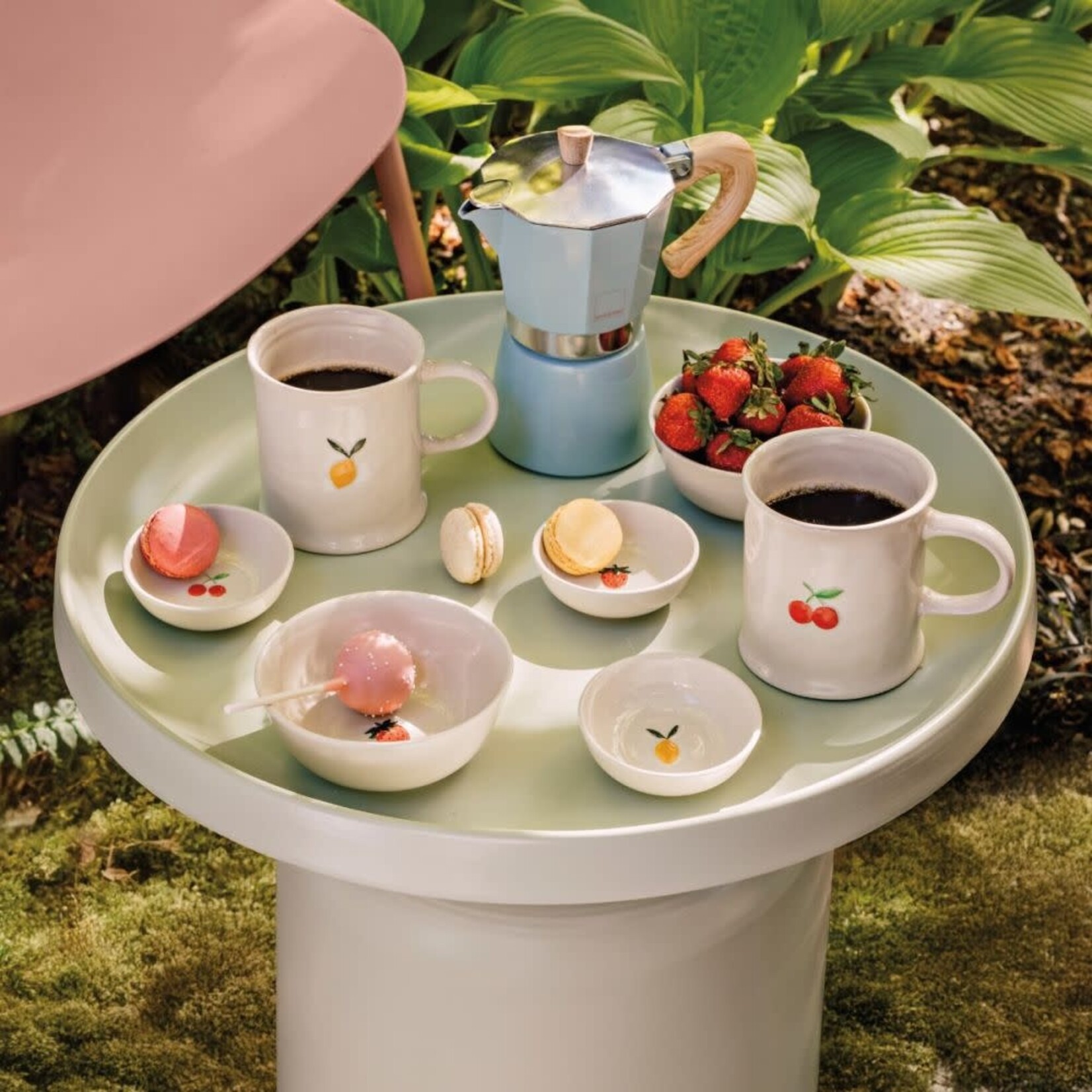 Danica Brands Mug - Petite Motif 16oz Lemon | Danica Brands