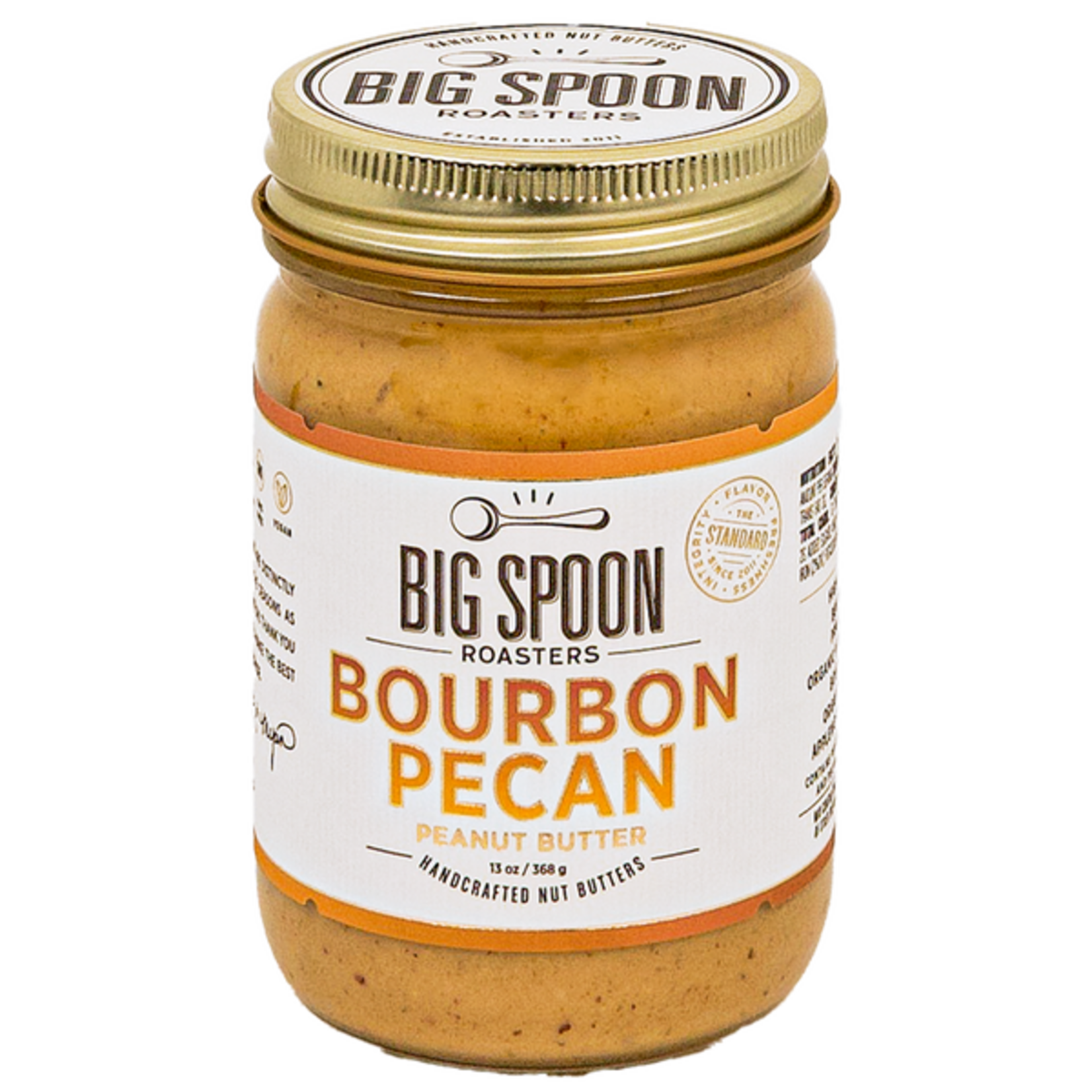 Big Spoon Roasters Peanut Butter with Wildflower Honey | 13 oz Jar | Big Spoon Roasters