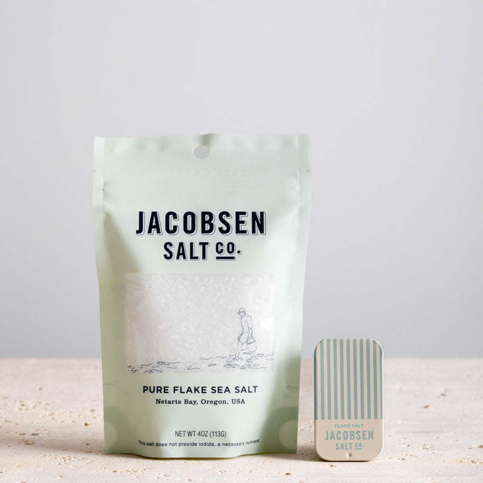 Jacobsen Salt Co. Pure Flake Sea Salt Slide Tin | Jacobsen Salt Co.