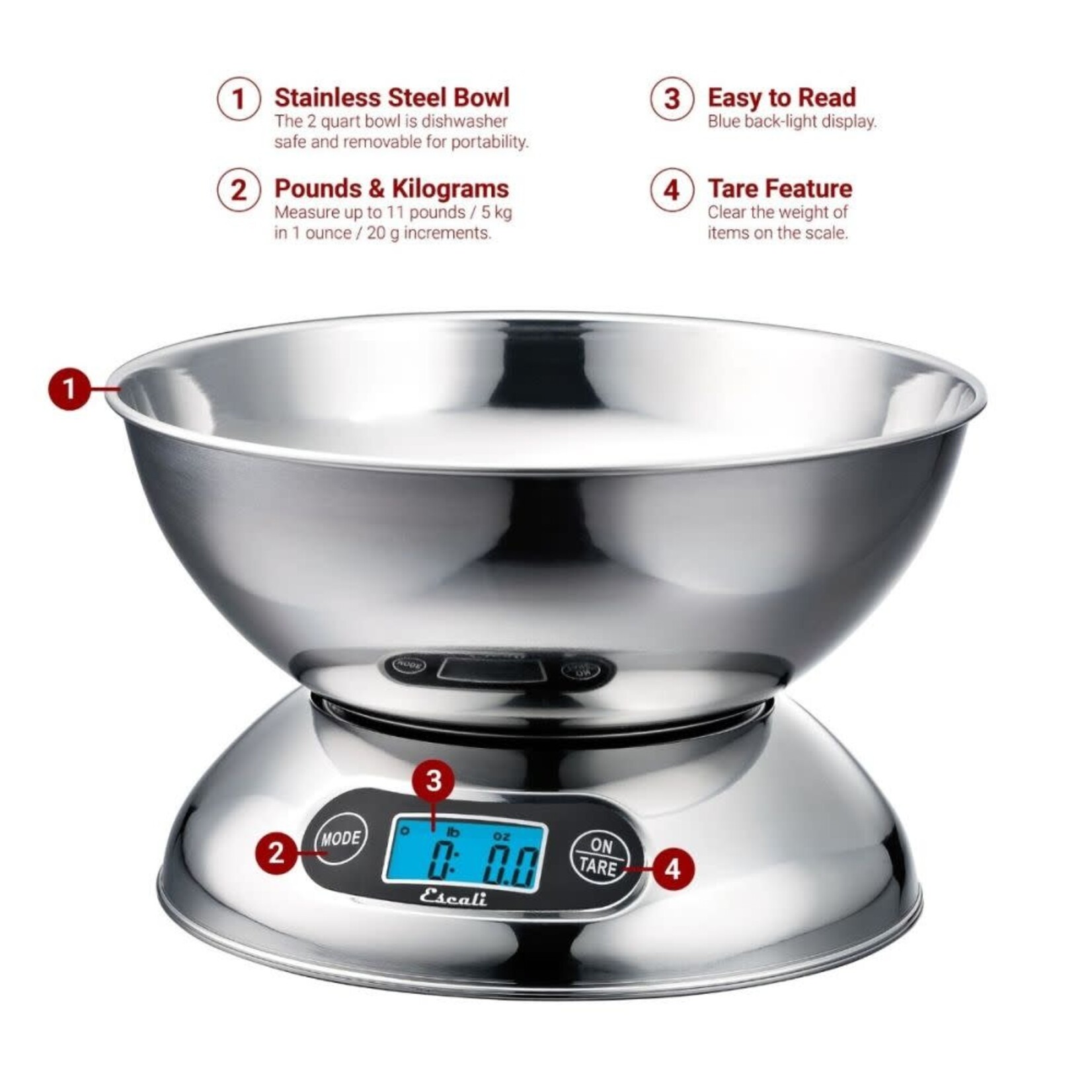 Rondo Stainless Steel Scale | Kitchen Supply
