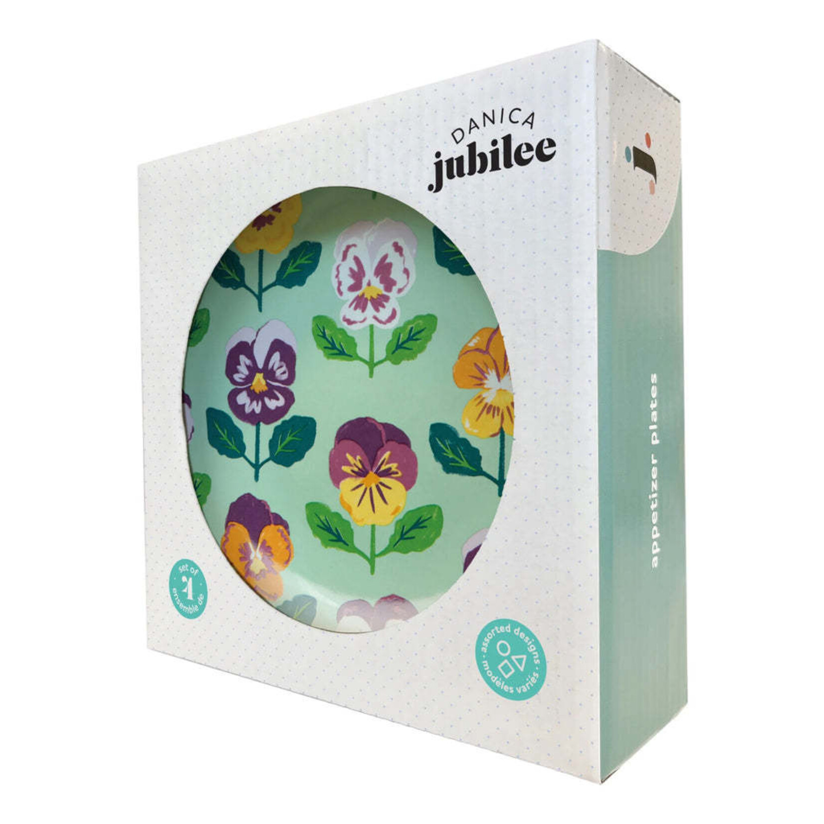 Danica Brands Set/4 - Appie Plates Pansy | Danica Brands