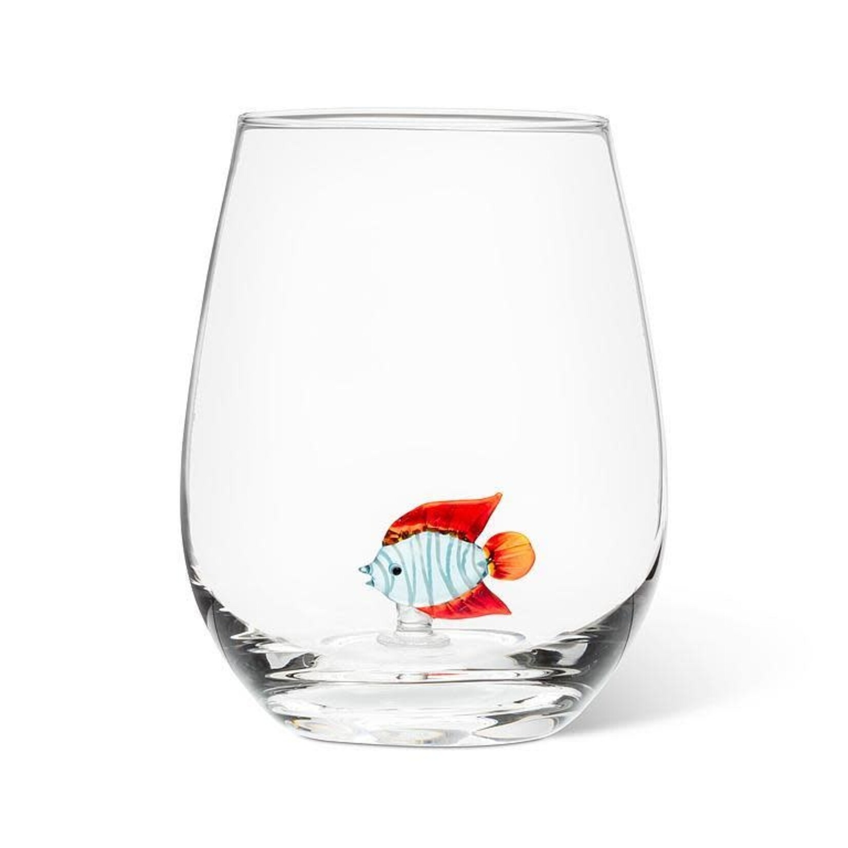 Tag Stemless Wine Glass - Fish Bubble | Tag