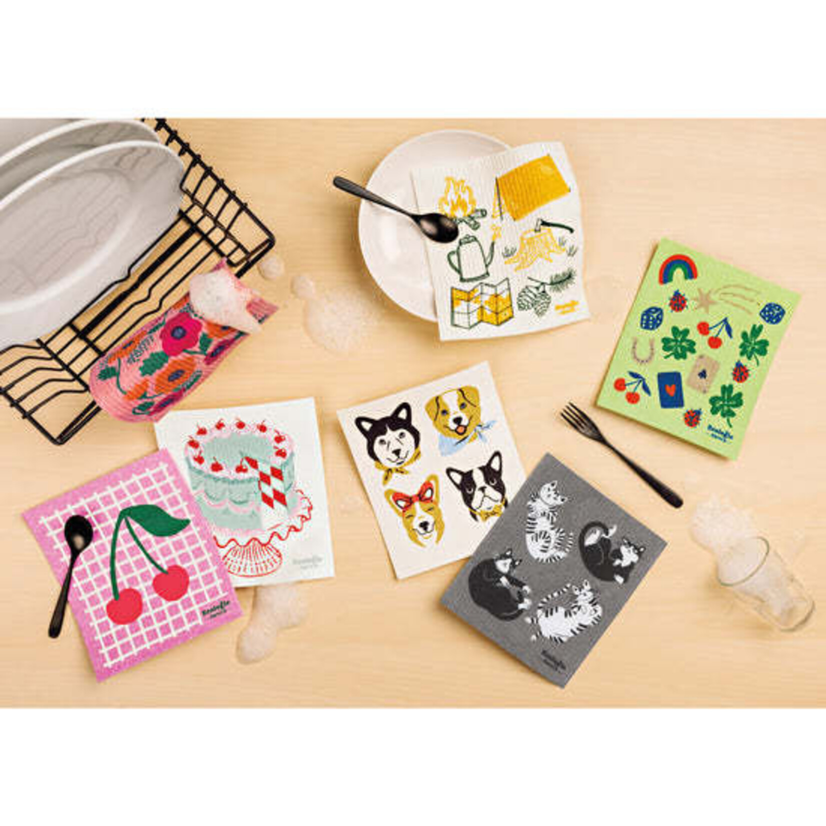 Danica Brands Swedish Dishcloth - Meow & Furever