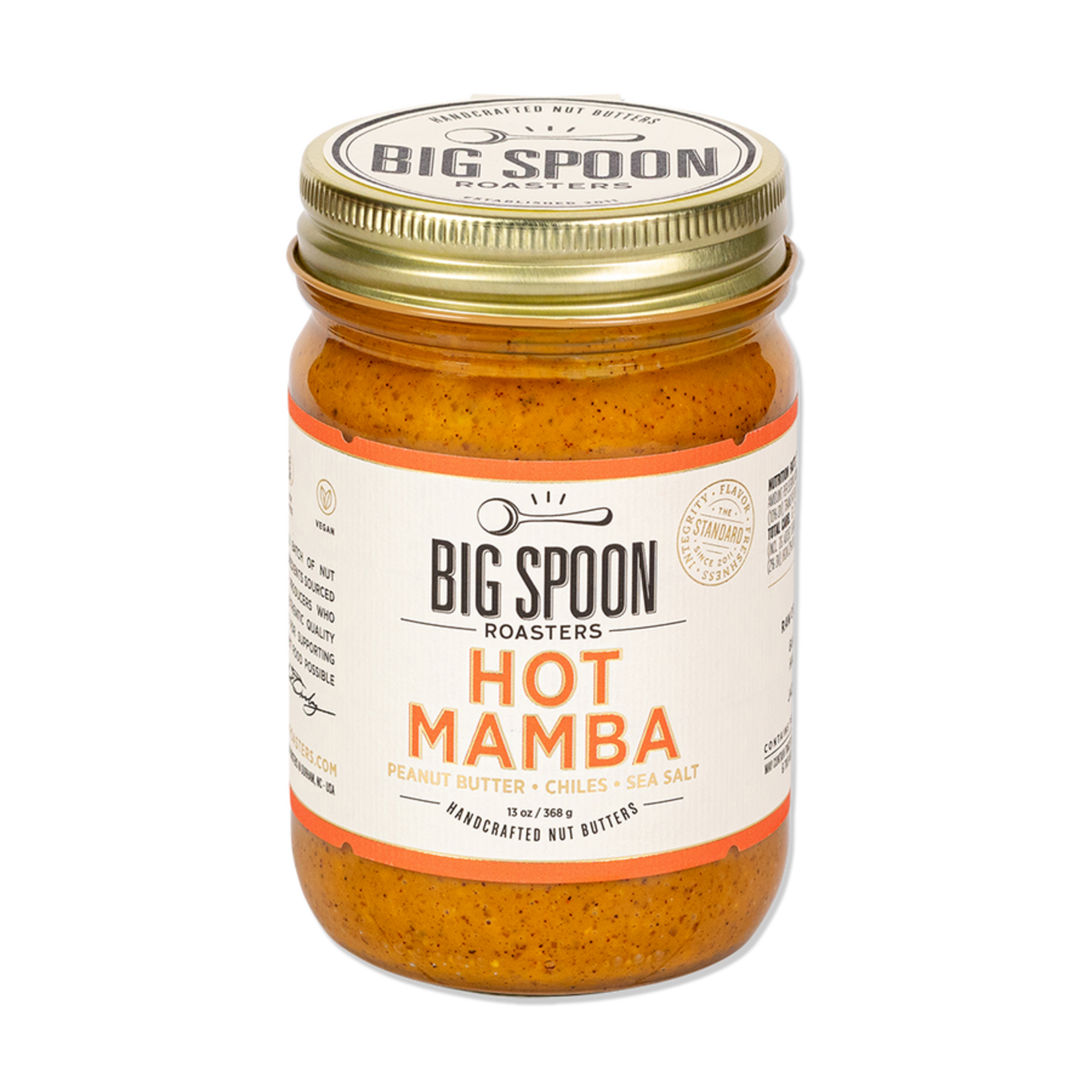 Big Spoon Roasters Sweet Heat Peanut Butter | 13 oz Jar | Big Spoon Roasters