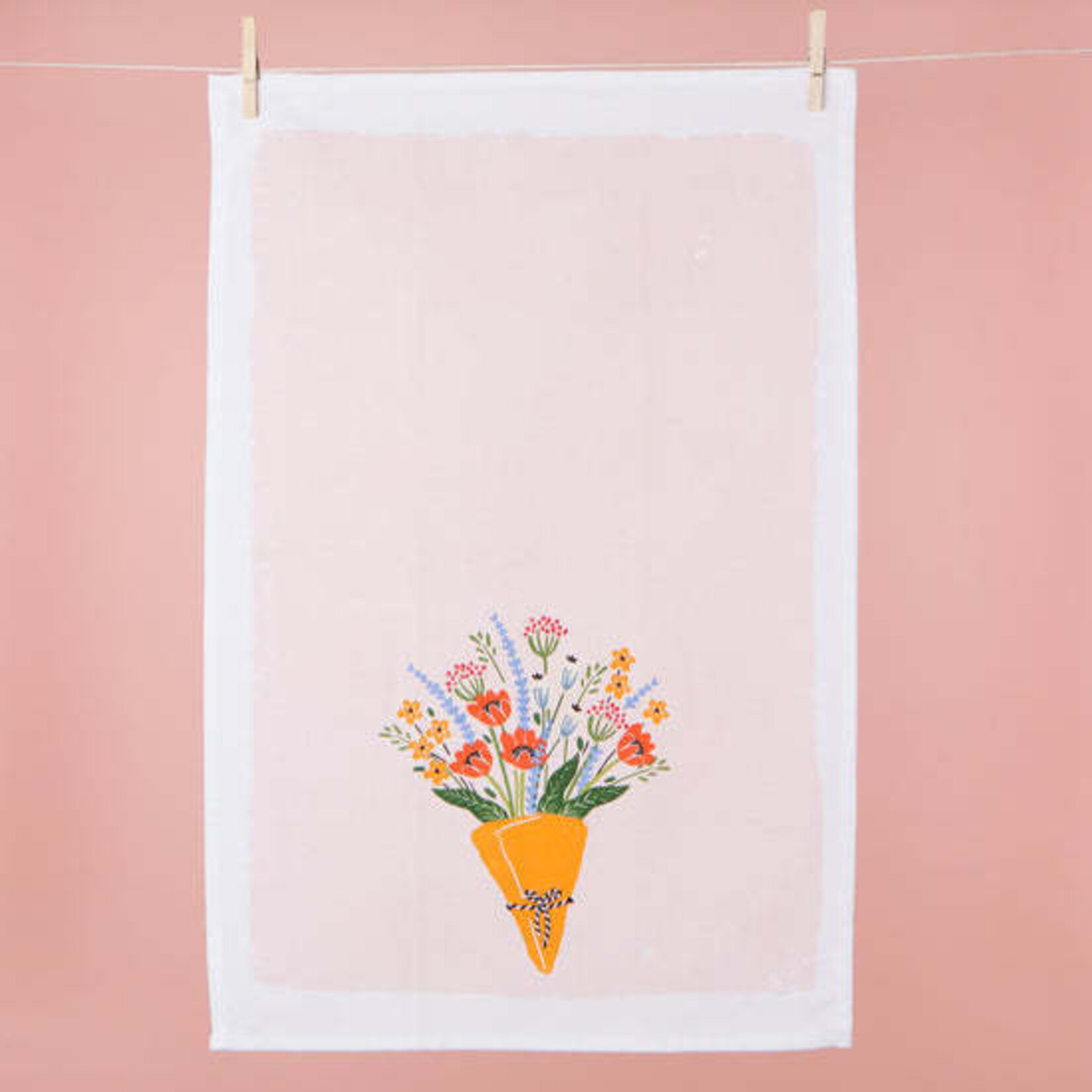 Danica Brands Tea Towel - Deco Bouquet