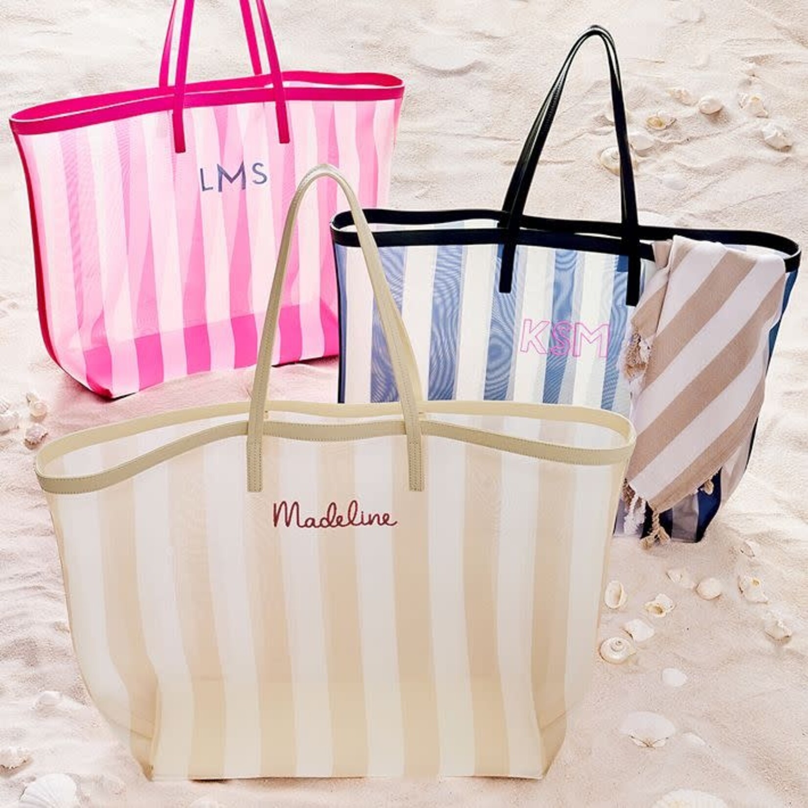 Tag Tote - Cabana Stripe | Tag