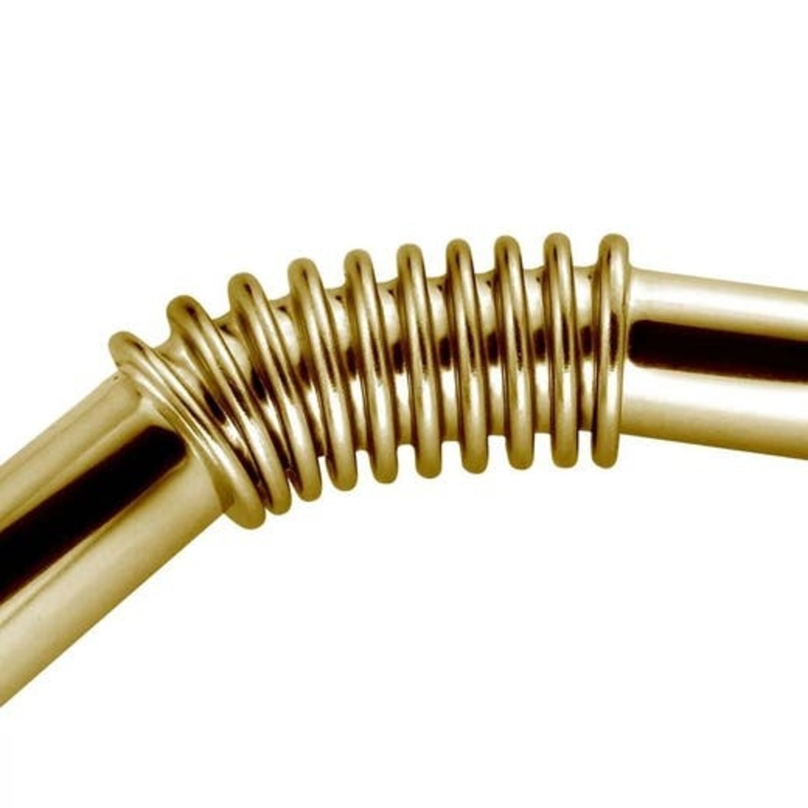 Harold Import Co. Turtleneck Bendable Metal Drinking Straws, Gold, Set of 4 | Harold Import Co.