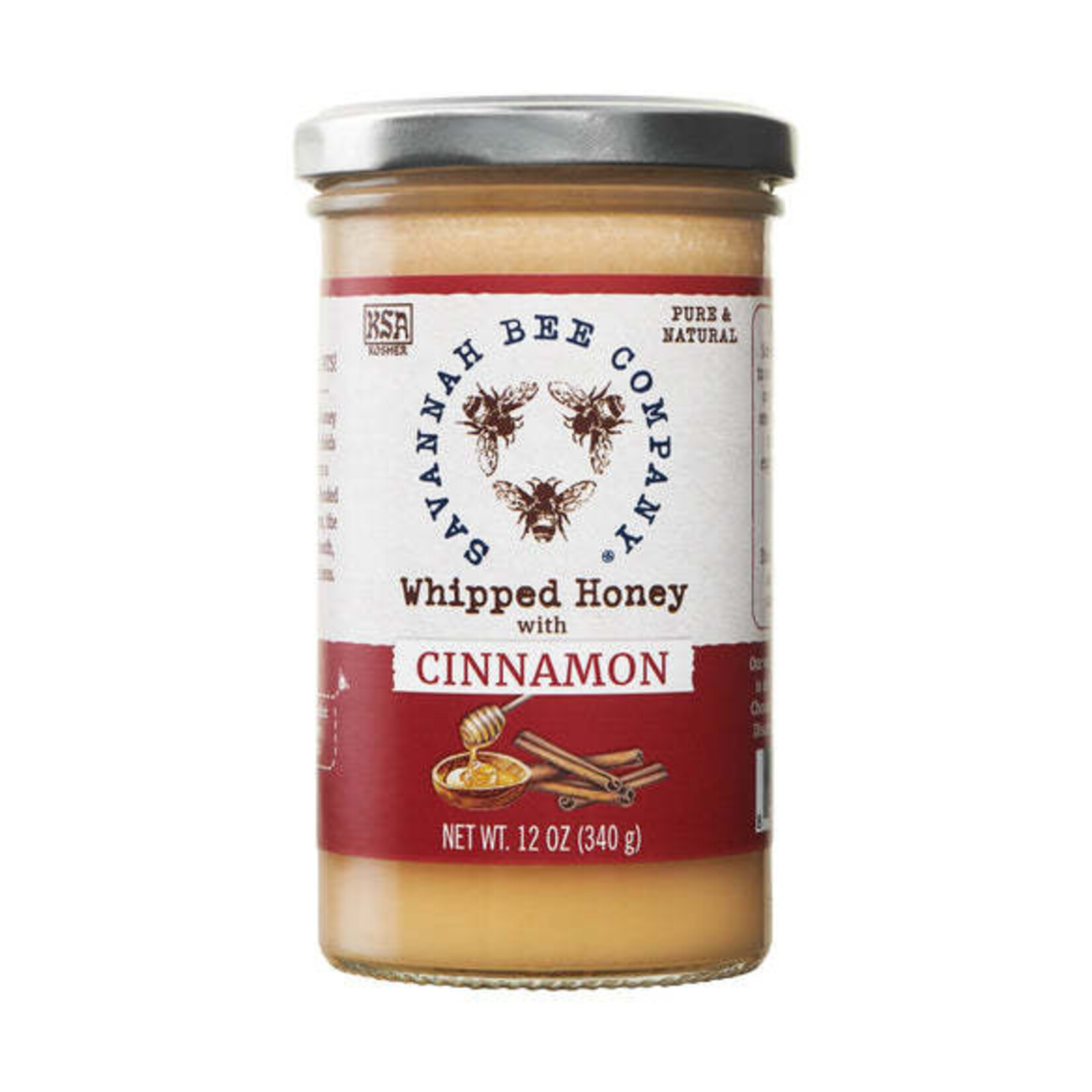 Savannah Bee Company Whipped w/Cinnamon - 12oz | Savannah Bee Company