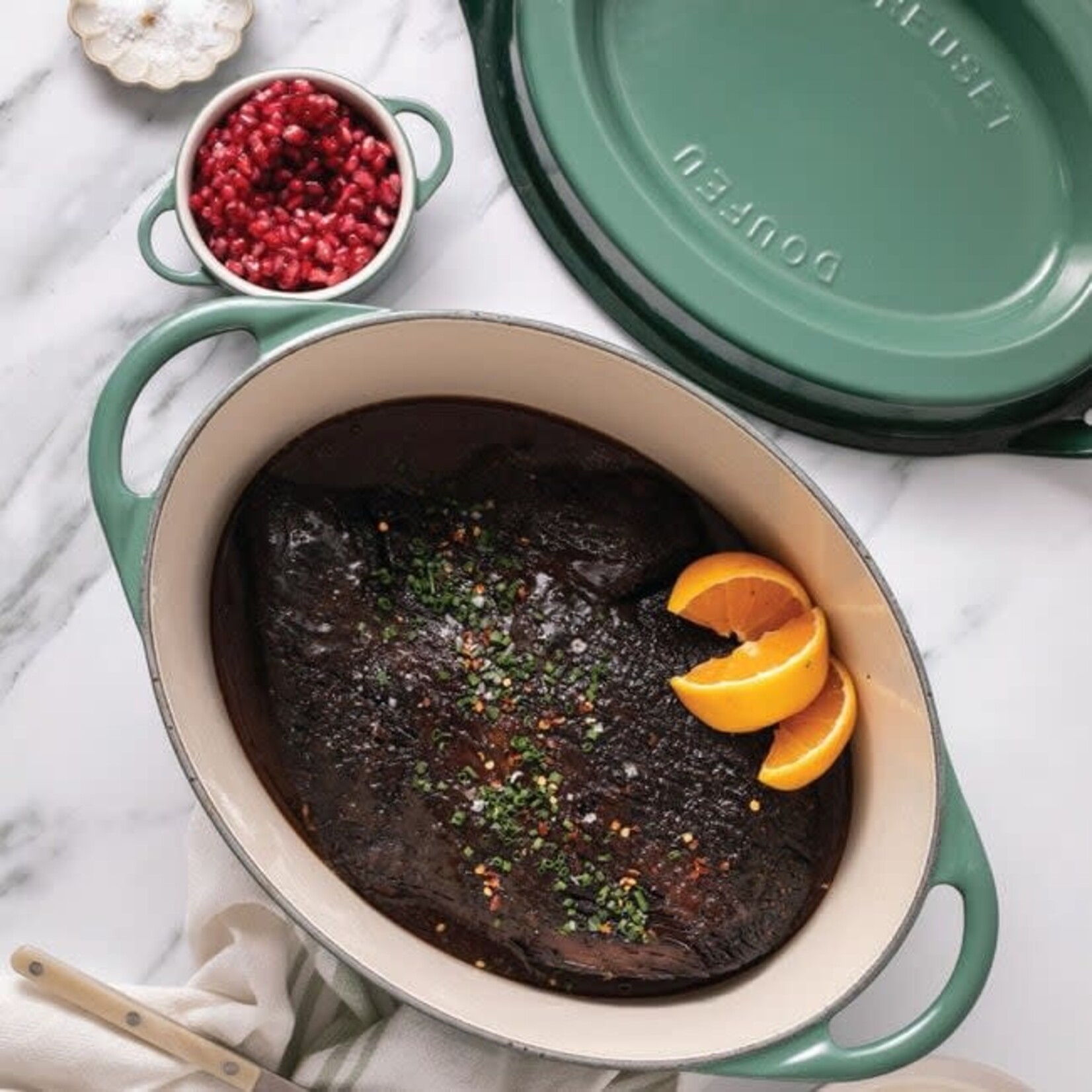 Le Creuset Traditional Oval Doufeu, Artichaut | Le Creuset