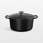 Le Creuset Signature Round Deep Oven, Licorice - 6.5 qt. | Le Creuset