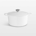 Le Creuset Signature Deep Round Oven, White - 6.5 qt. | Le Creuset