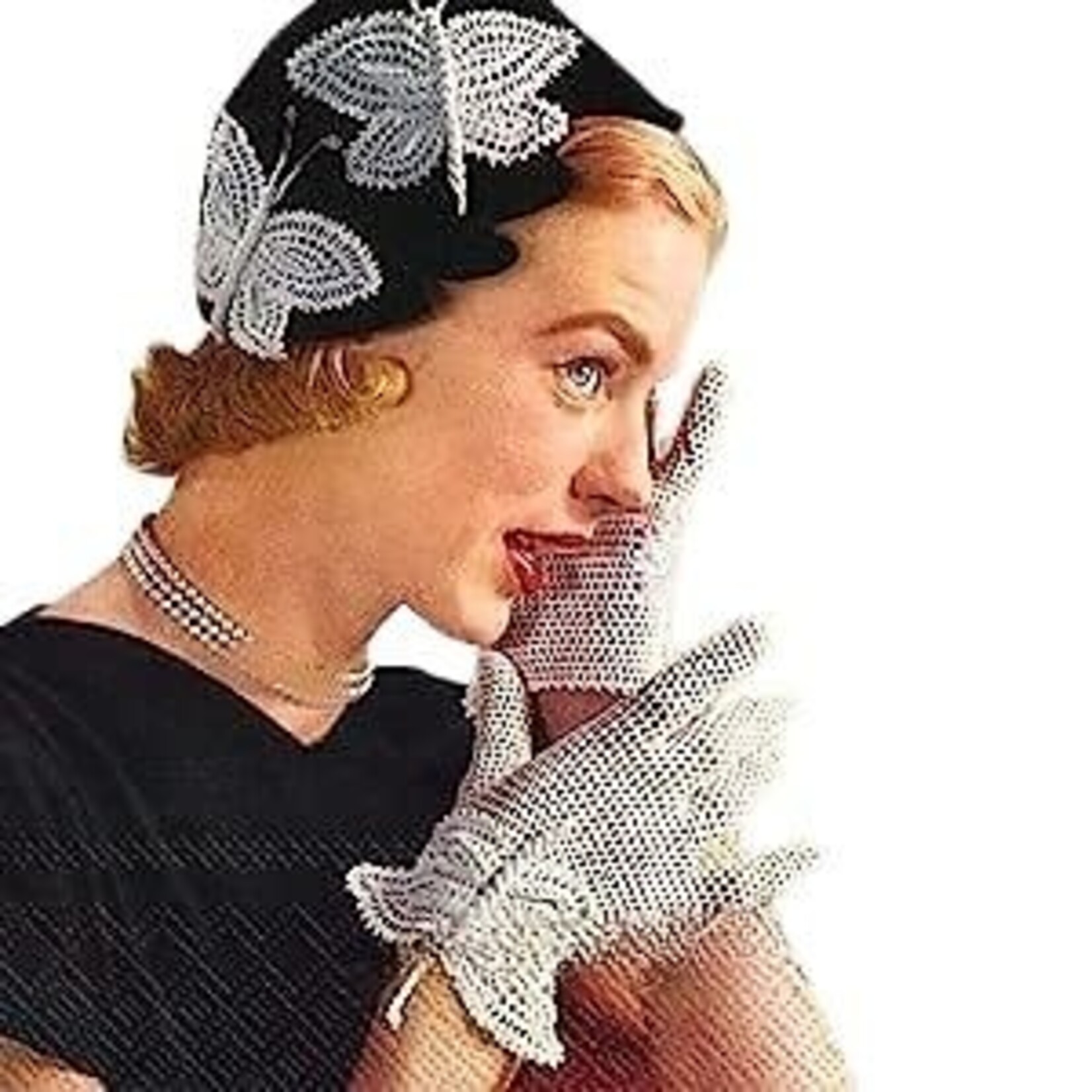 Boston International Cocktail Napkin, Mascara