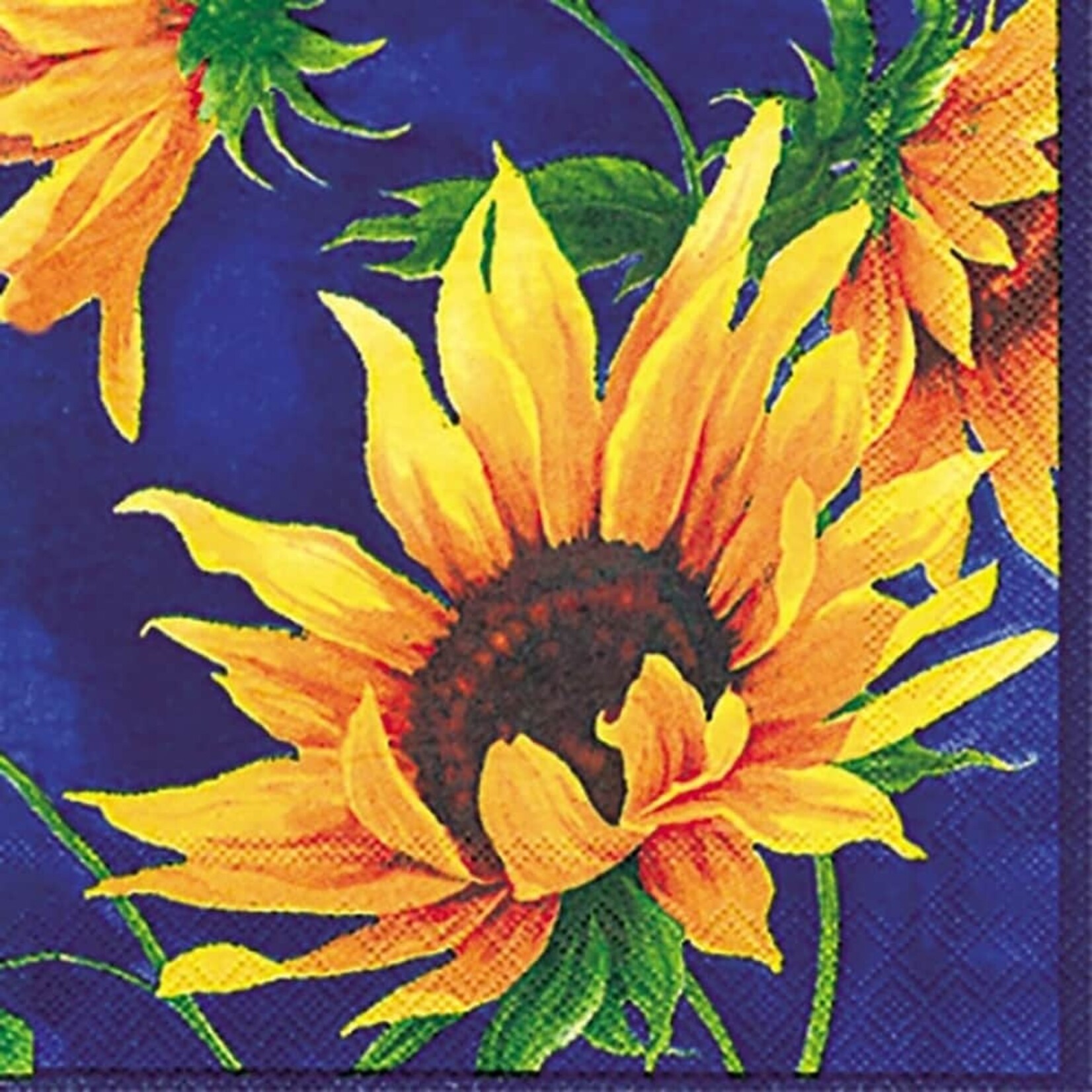 Boston International Cocktail Napkin, Sunshine - Blue