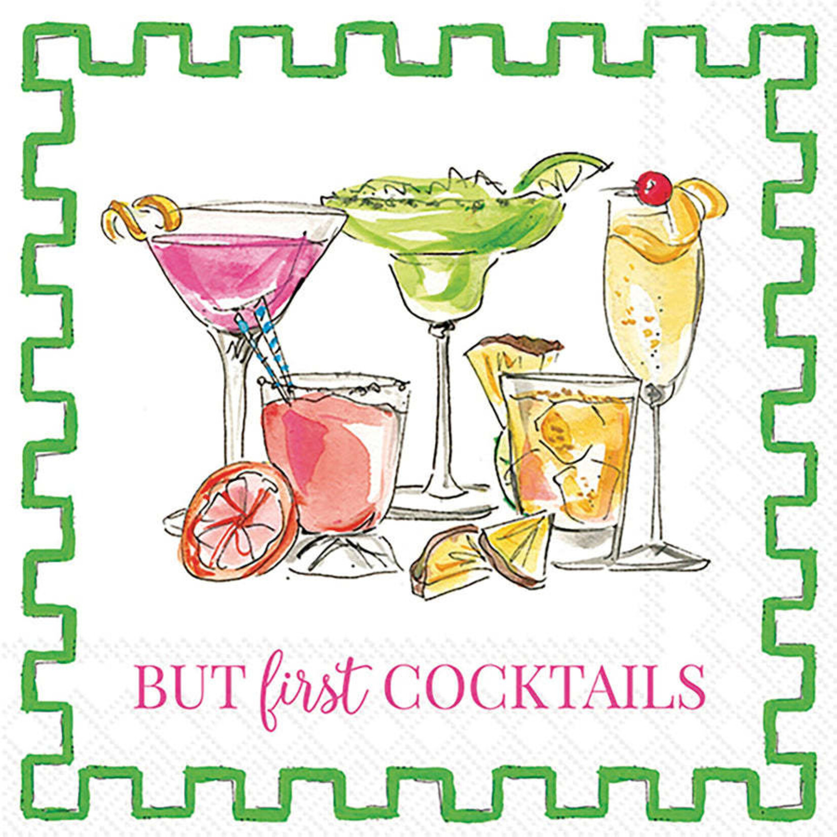 Boston International Cocktail Napkin, Bright Sails